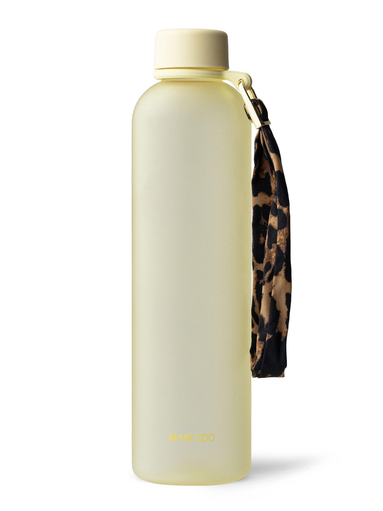 MAMEIDO Trinkflasche, auslaufsicher mit Zeitmarkierung & Handschlaufe in 600 ml, 1 l & 1,5 l