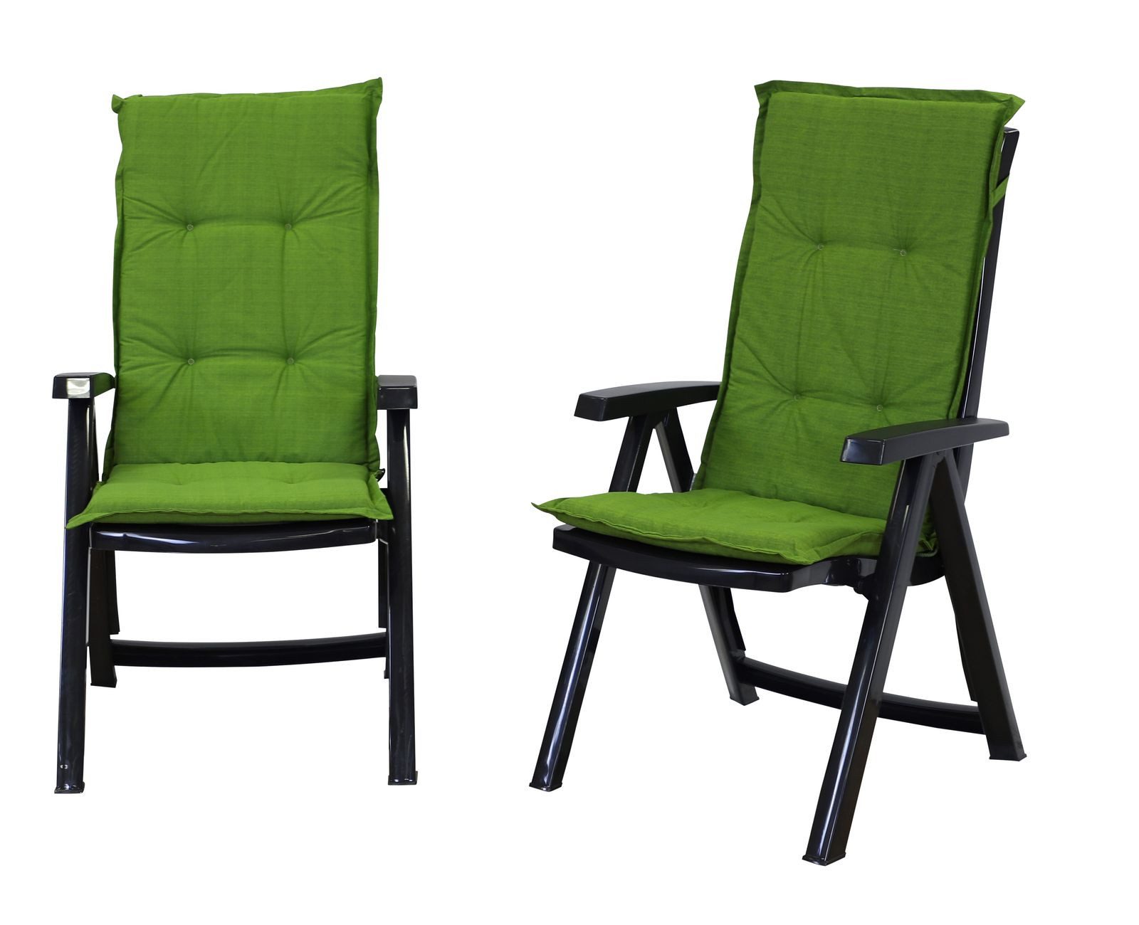Gartenstuhl Milano 2er Pack Klappstuhl Anthrazit Mit Polster Wetterfest