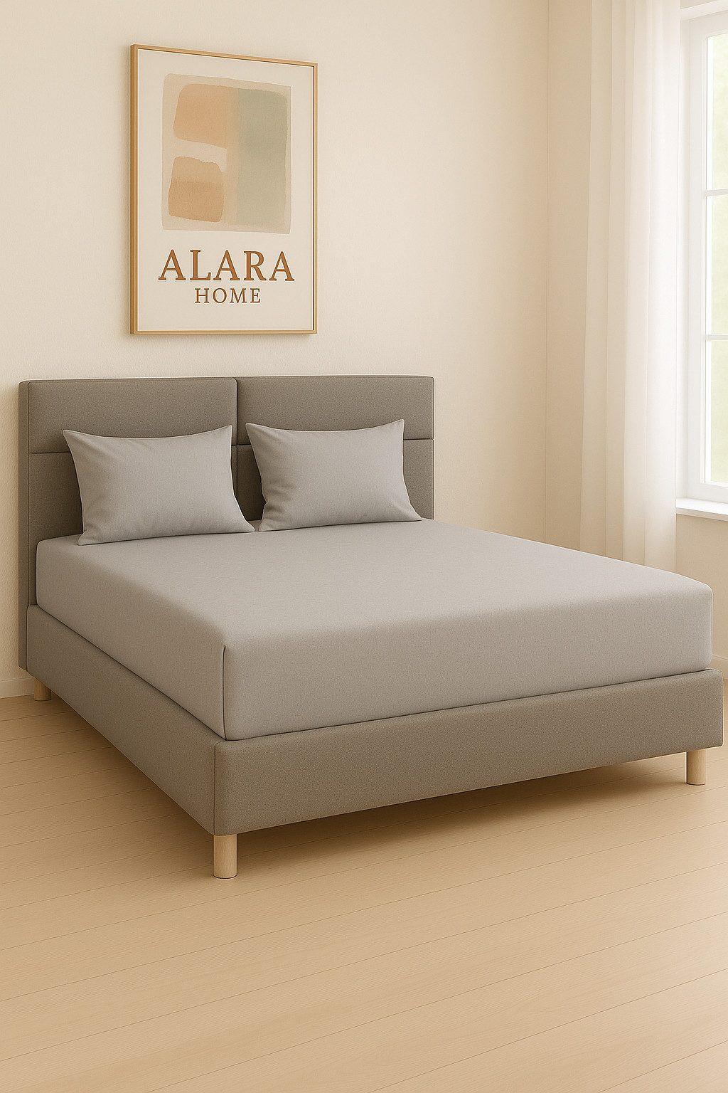 ALARA HOME Spannbettlaken 180x200 Baumwolle 100% Spannbetttuch Bettlaken Je günstig online kaufen
