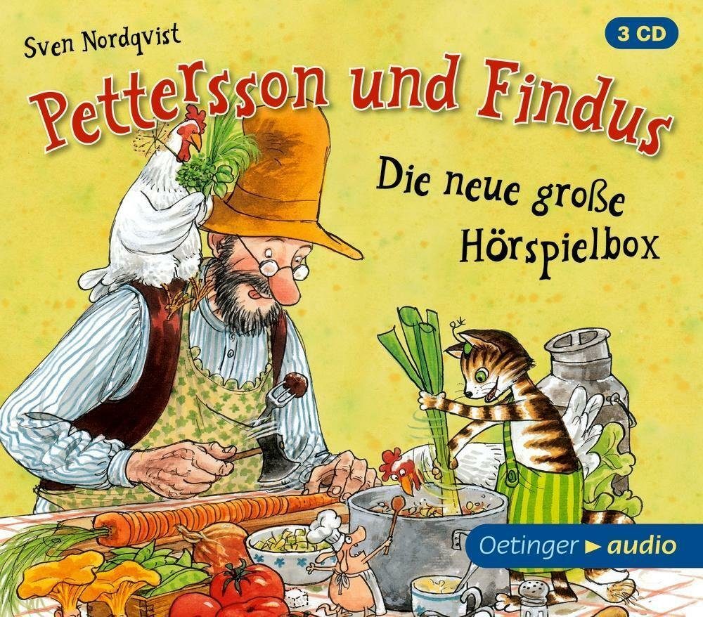 Oetinger Hörspiel »Pettersson und Findus. Die neue große Hörspielbox, 3 AudioCD«