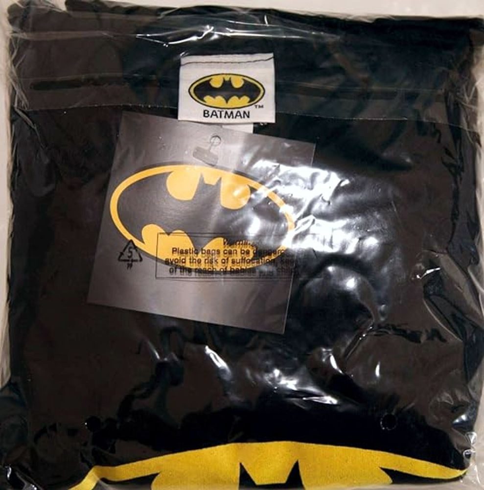 Batman Print-Shirt BATMAN T-Shirt Schwarz Kinder + Jugendliche Gr. S