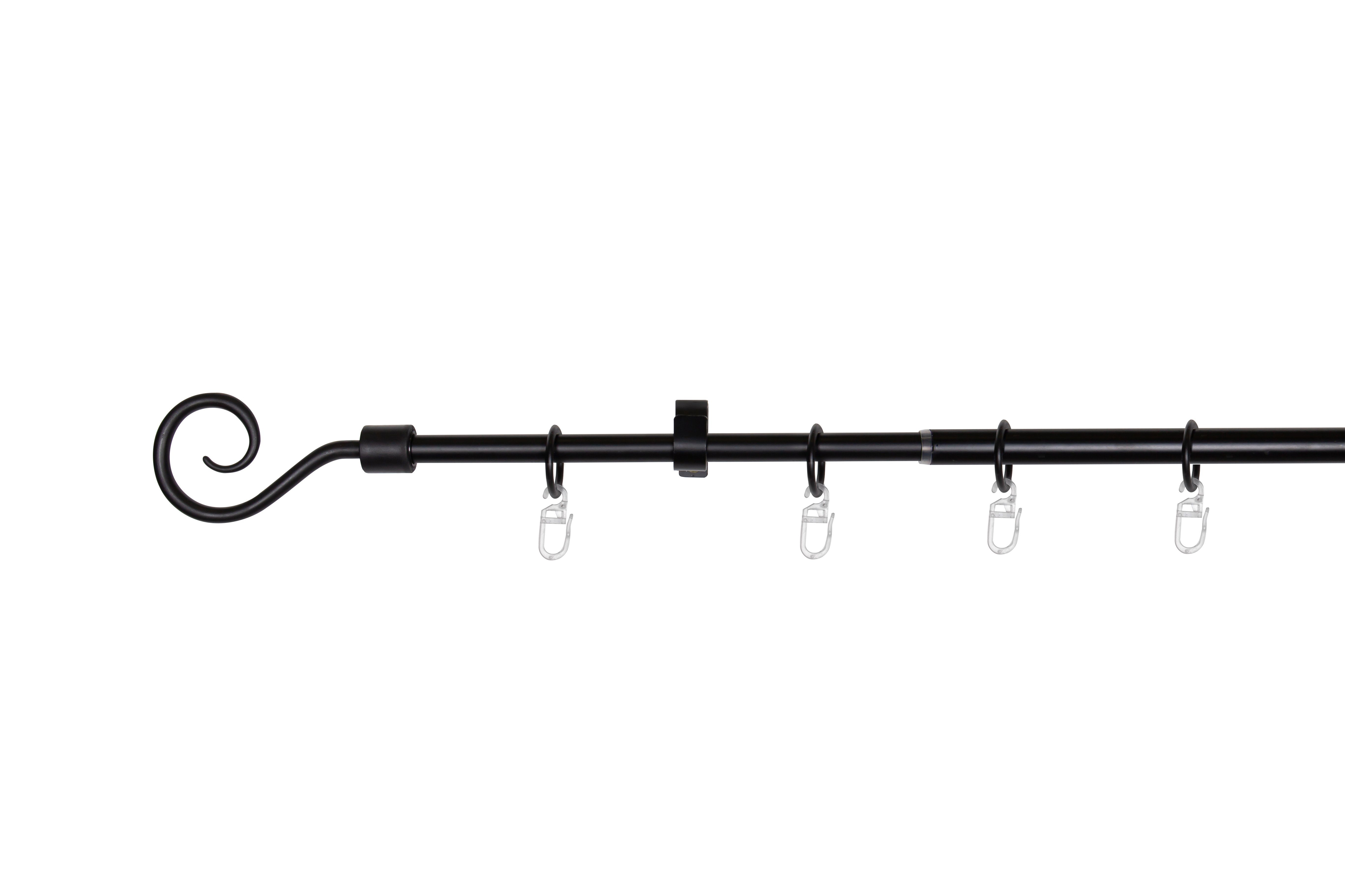 ondeco Gardinenstange Teleskopgarnitur Hook, Ø 16 günstig online kaufen