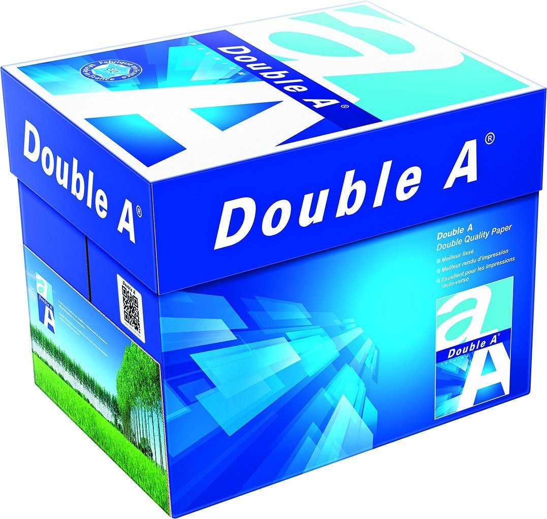 DOUBLE A Drucker- und Kopierpapier Double A Premium 2500 Blatt 80 g/m² DIN A4 Kopierpapier