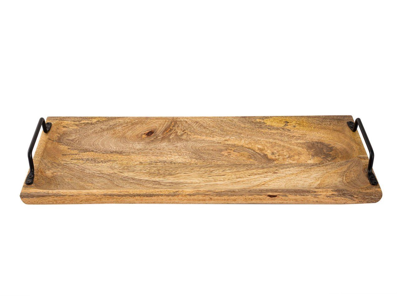 Serviertablett Dekofigur Holz Tablett 50x20cm soma Holztablett