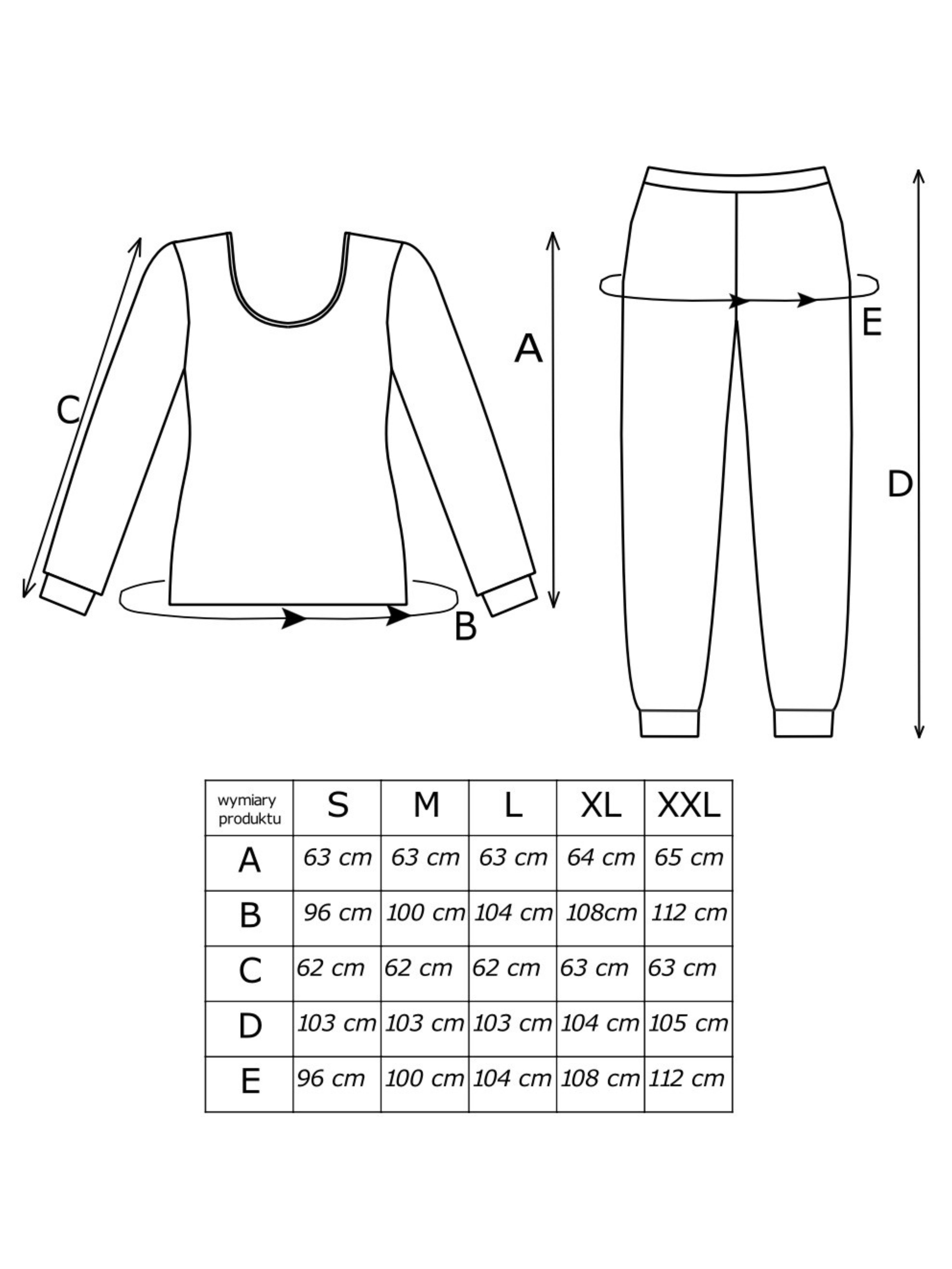 Donna Pyjama langarm Schlafanzug mit Weihnachts-Druck Reine Baumwolle, Made in EU