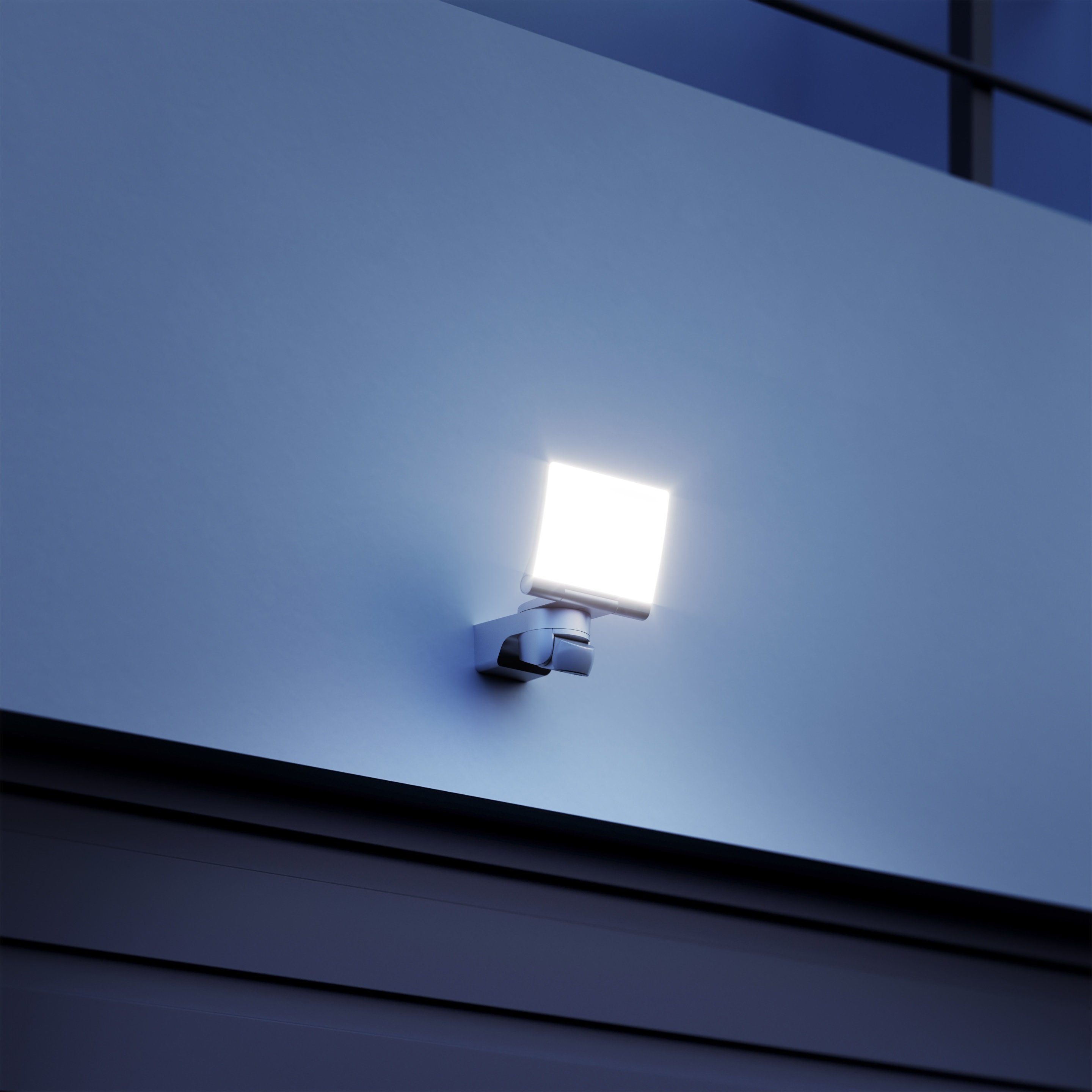 steinel LED Wandstrahler XLED home 2 XL S, mit Bewegungsmelder, LED fest integriert, Warmweiß, 180° Bewegungsmelder, voll schwenkbar
