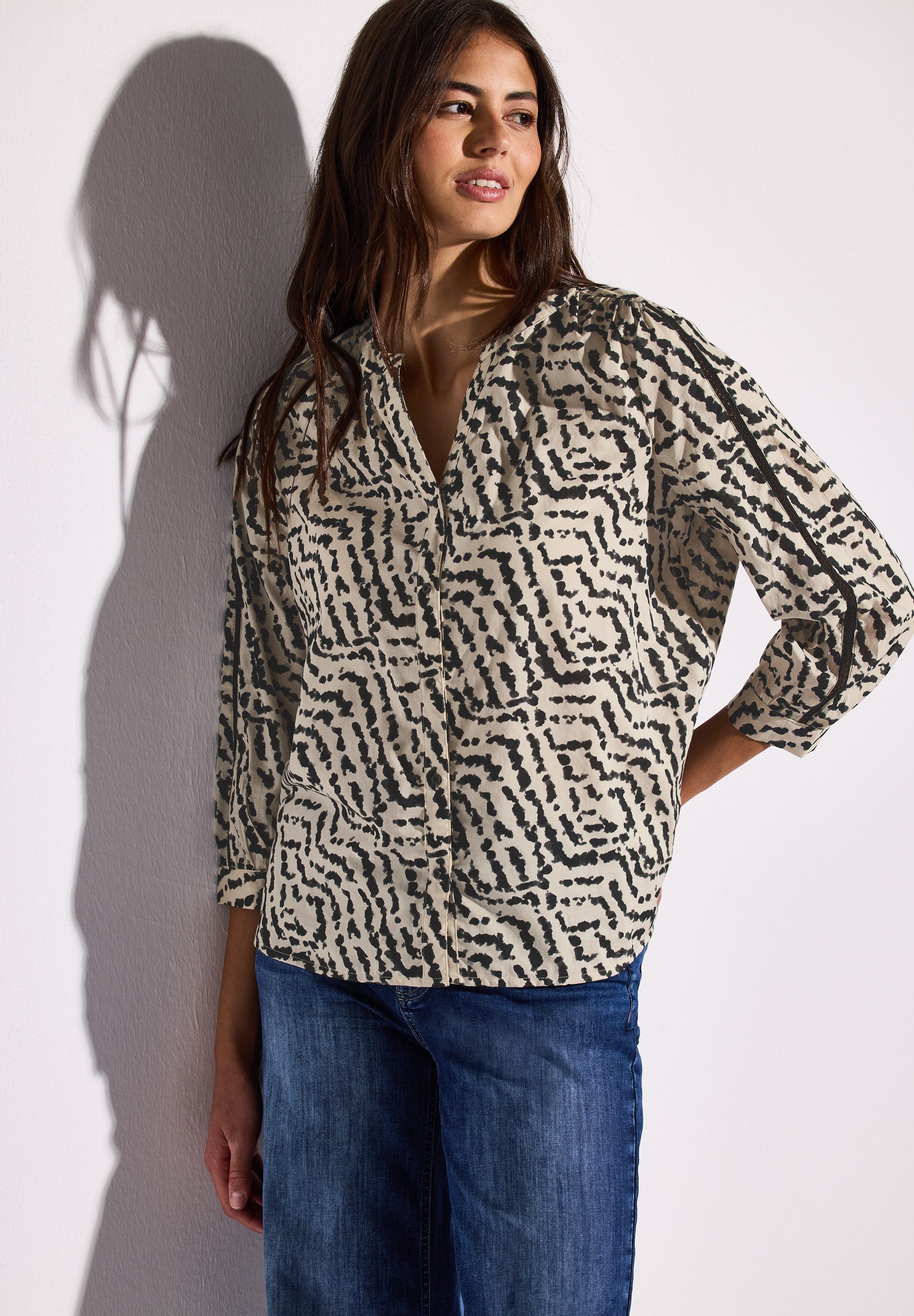 Druckbluse