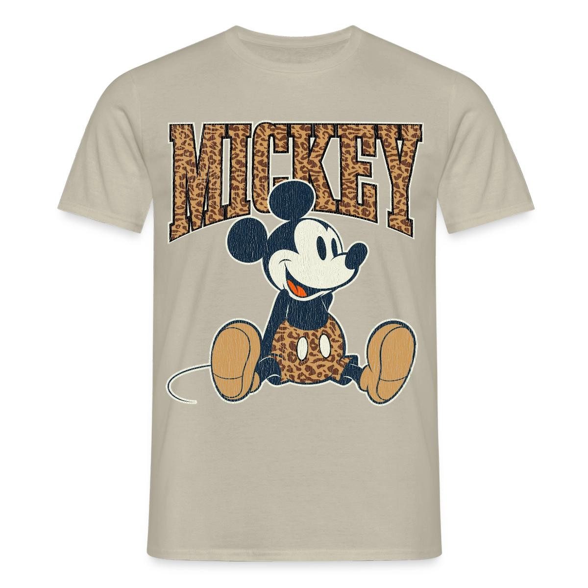 Spreadshirt Mickey & Minnie Mickey Mouse Leo Look Männer T-Shirt (1-tlg)