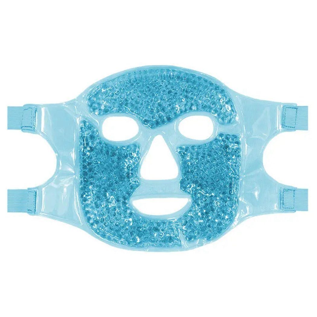 TUABUR Gesichtsmassagegerät Beauty-Eisbeutelmaske, Gel-Heiß- und Kaltkompressen-Schönheitsmaske Blau