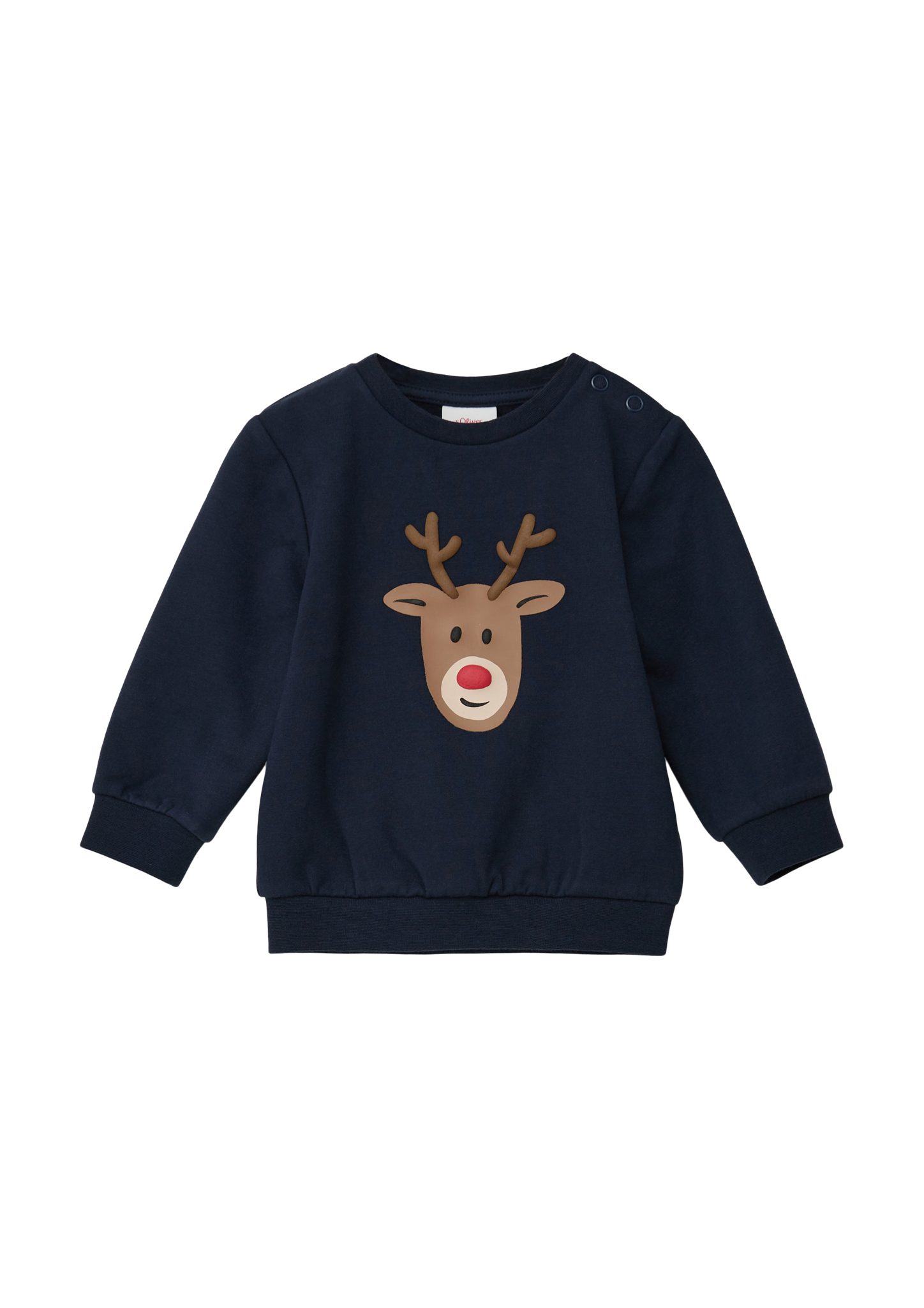 s.Oliver Sweatshirt Sweatshirt mit gummiertem Print günstig online kaufen