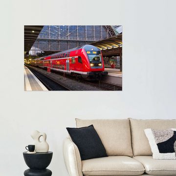 Posterlounge Wandfolie Editors Choice, Zug im Frankfurter Bahnhof, Fotografie