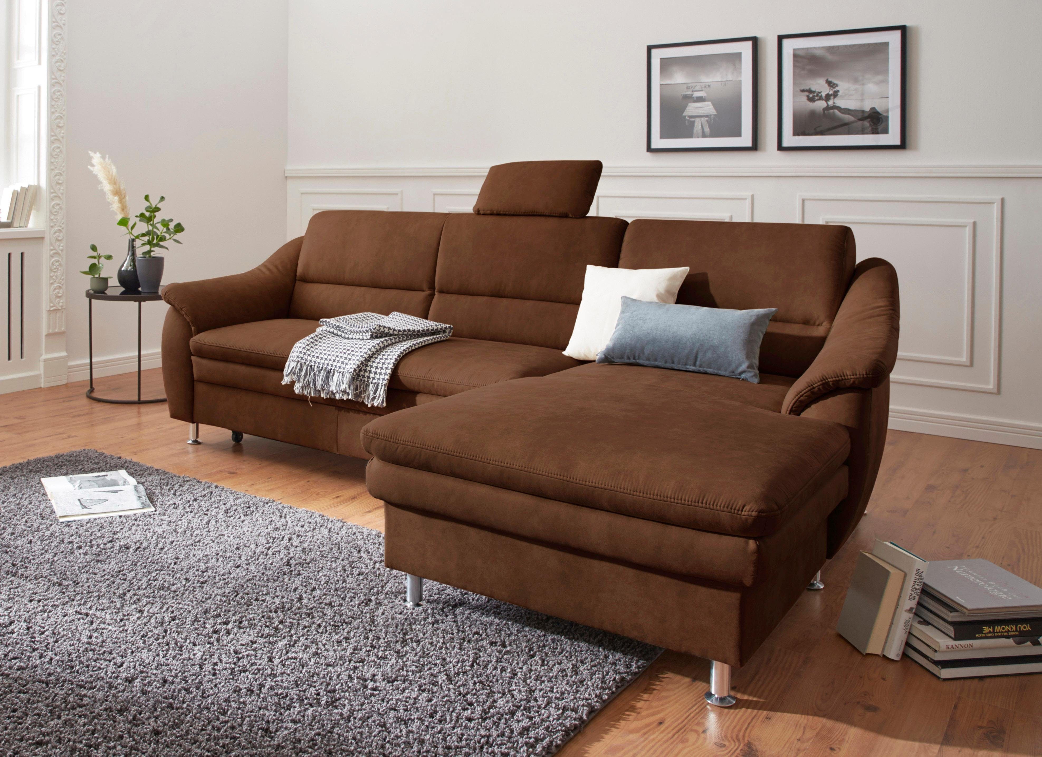 sit&more Ecksofa Cardoso L-Form, mit Federkern, günstig online kaufen