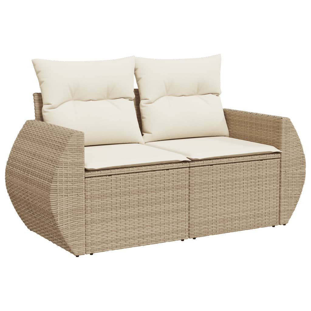 vidaXL Loungesofa Gartensofa mit Kissen 2-Sitzer günstig online kaufen