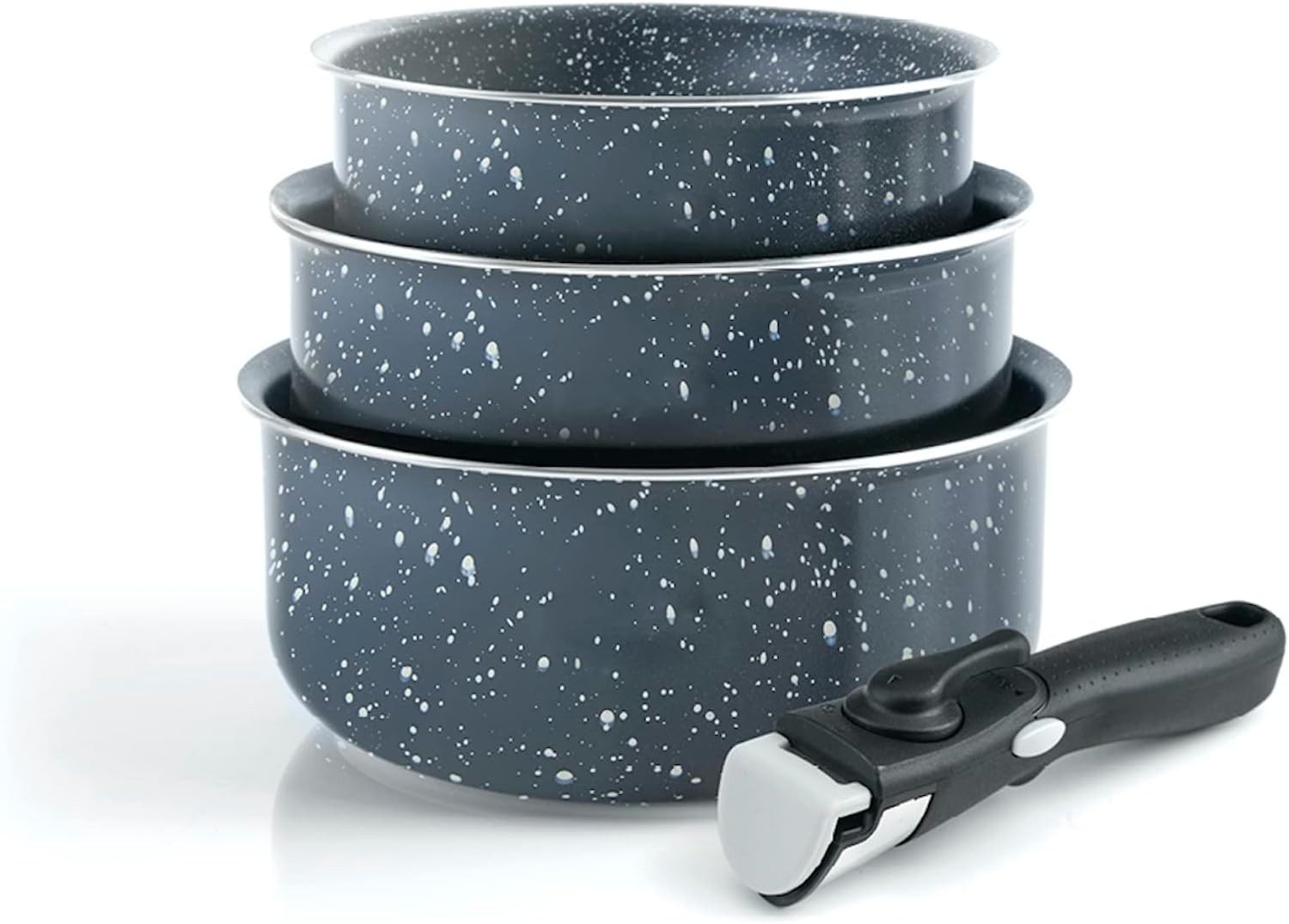 Topf-Set QDesign mit abnehmbarem Griff