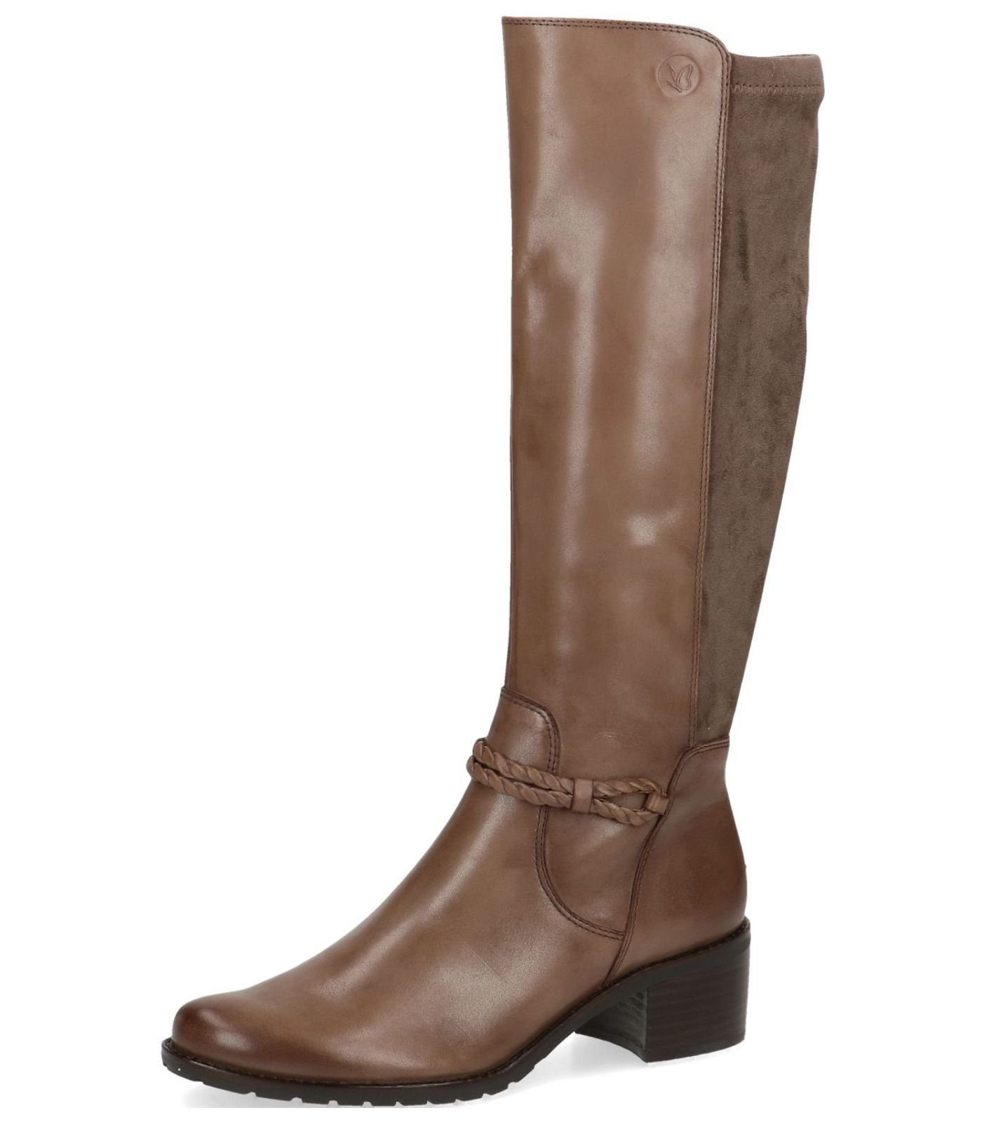 Caprice Stiefel Taupe Leder/Textil Stiefel