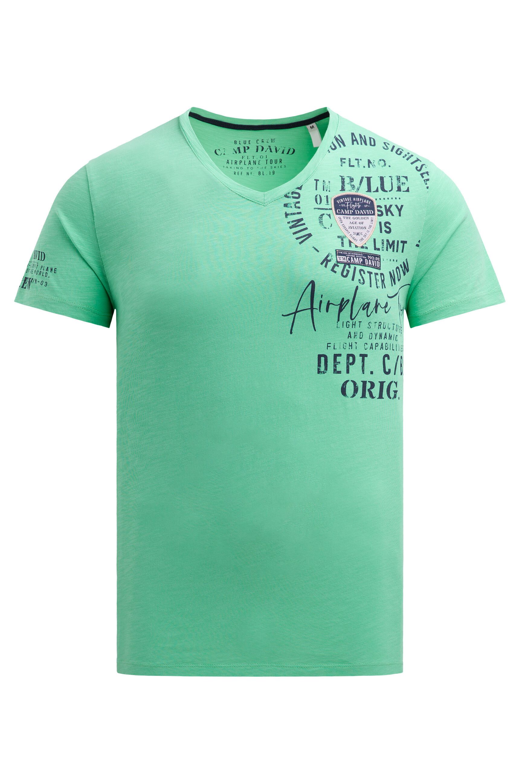 CAMP DAVID V-Shirt mit maskulinem V-Ausschnitt günstig online kaufen