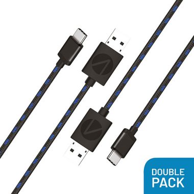 Stealth »PS5 Twin Play & Charge Kabel (2x 3m)« USB-Kabel, USB-C, (300 cm)