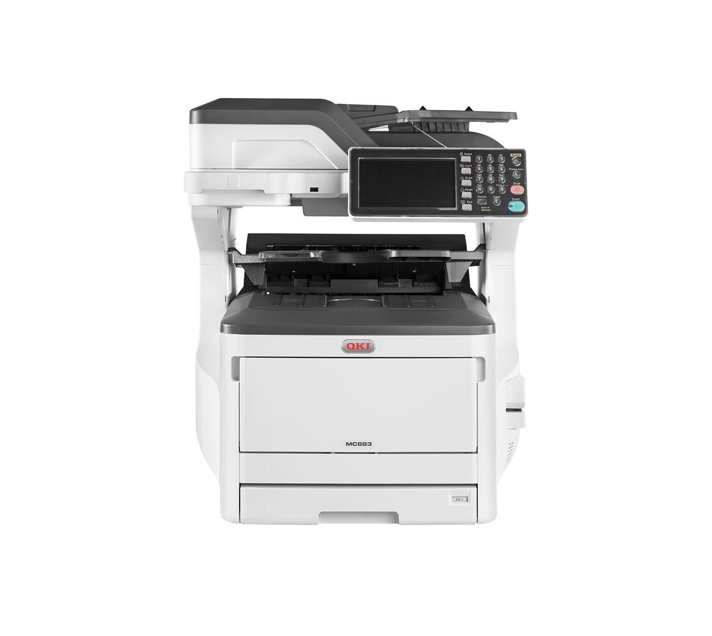 OKI MC883 Multifunktionsdrucker, (Duplex-Druck, Duplex-Scan, Duplex- Einzug)