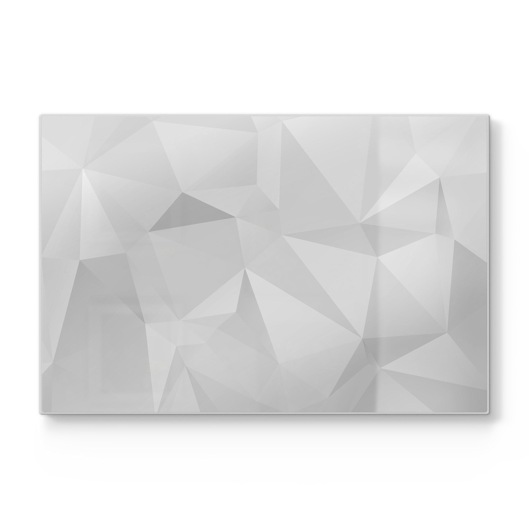 DEQORI Schneidebrett 'Geometrisches Muster', Glas, Platte Frühstücksbrett Schneideplatte