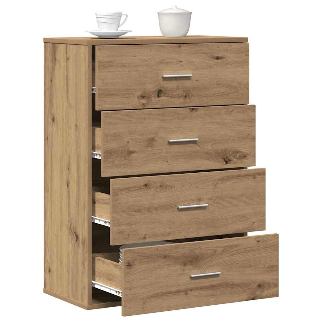vidaXL Sideboard Sideboard Artisan-Eiche 60 x 31 x 84 cm Holzwerkstoff (1 S günstig online kaufen