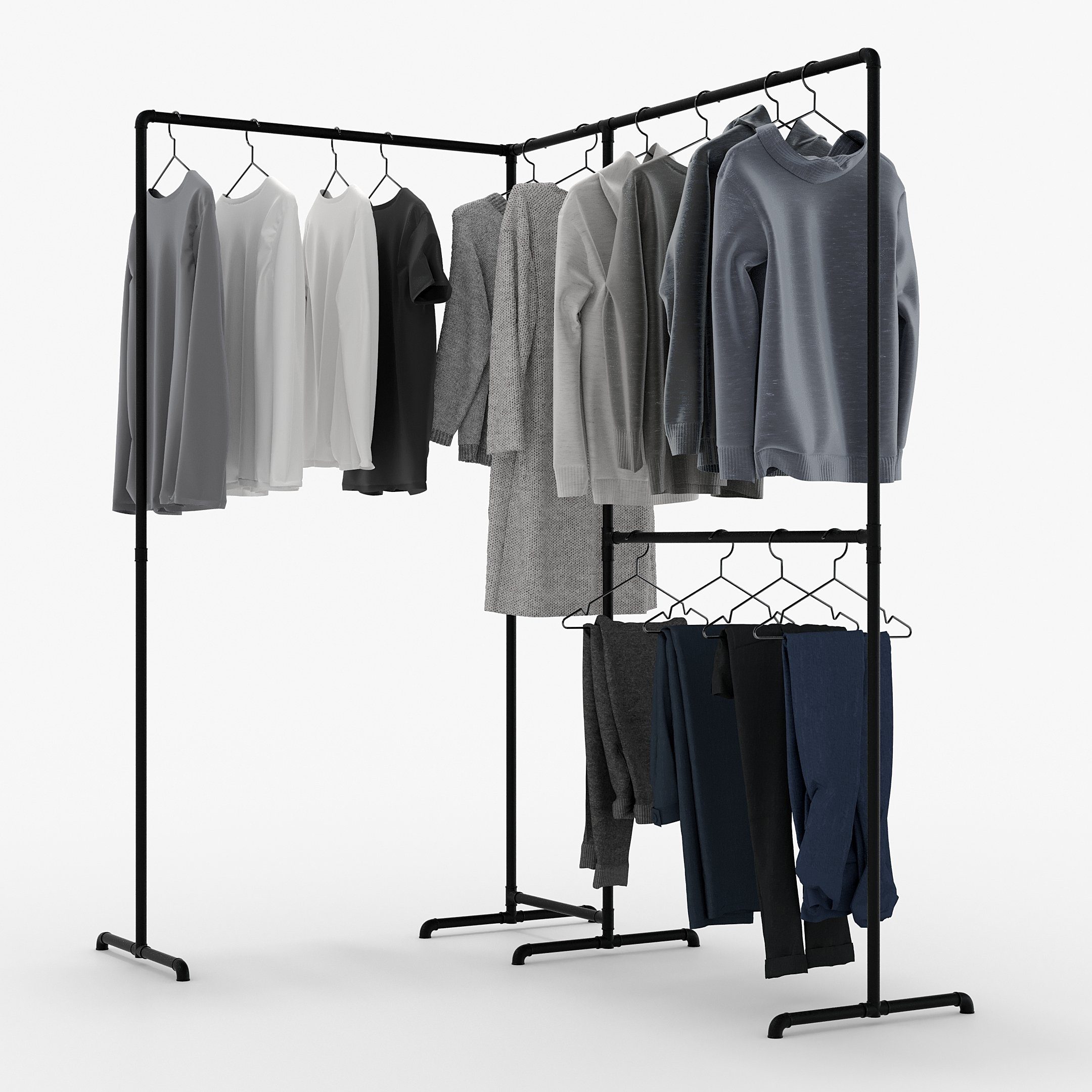 pamo. design Garderobenständer LAS EDGE, (Kleiderstangen günstig online kaufen