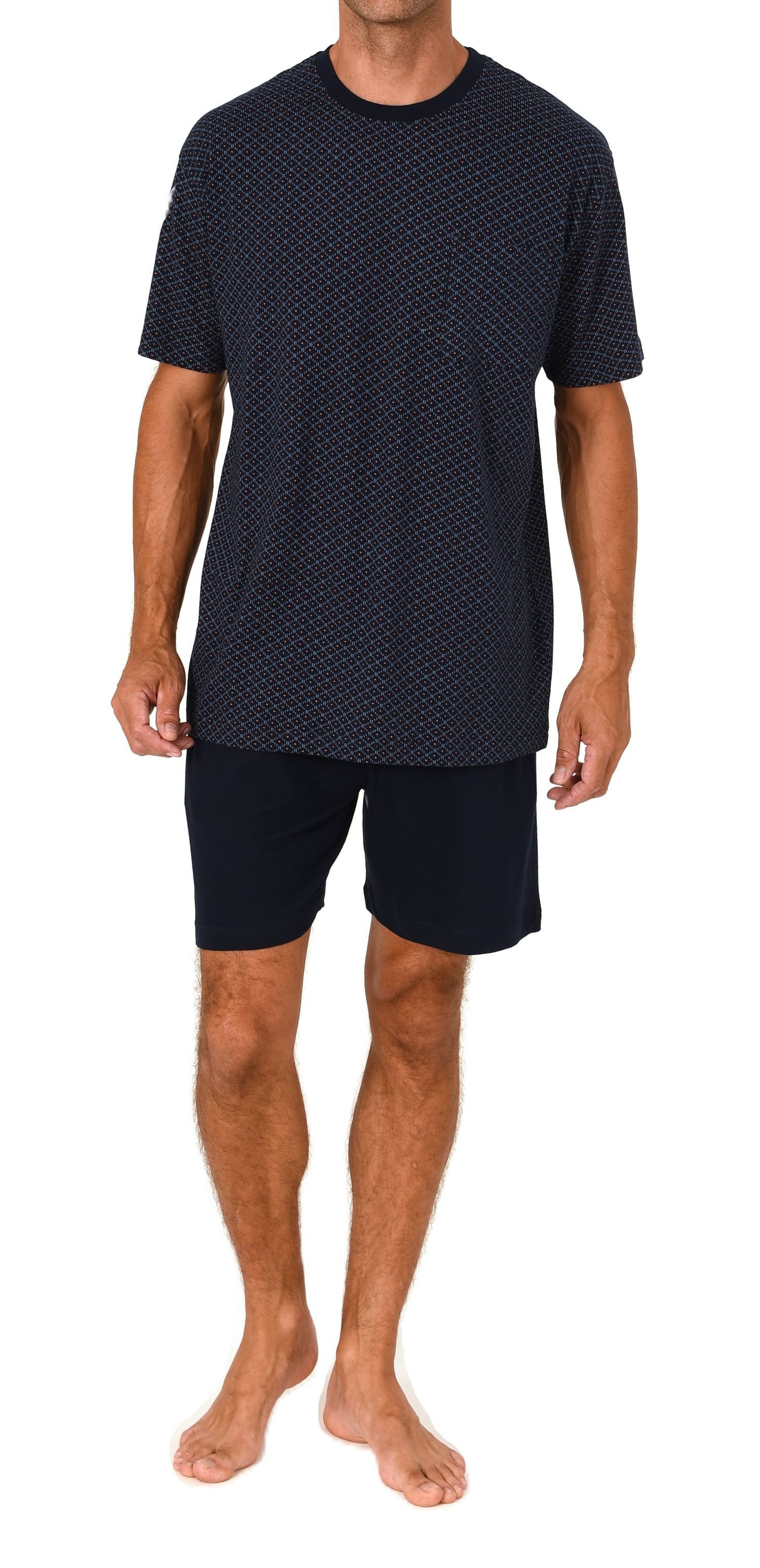Pyjama Normann Herren Schlafanzug Shorty kurzarm Pyjama – auch in Übergröße