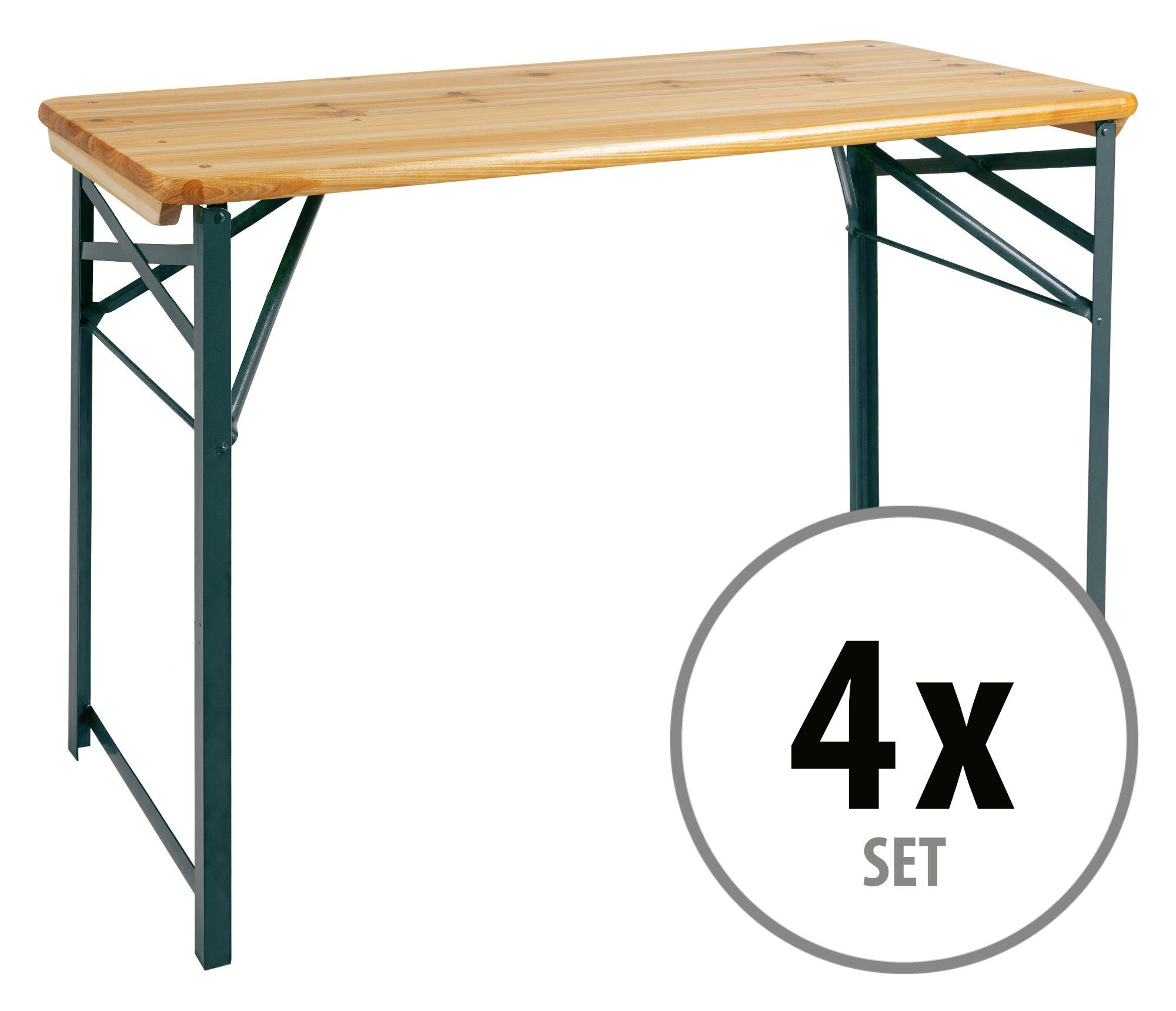 Stagecaptain Bierzeltgarnitur "Hirschgarten" kurzer Bierzelttisch 119 günstig online kaufen