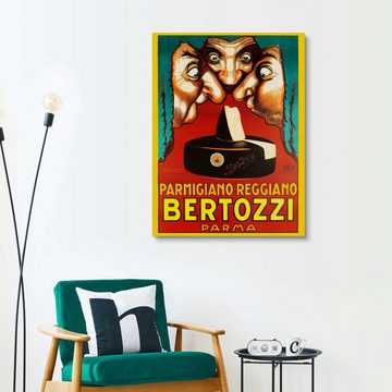 Posterlounge Holzbild Achille Lucien Mauzan, Bertozzi, Küche Vintage Illustration