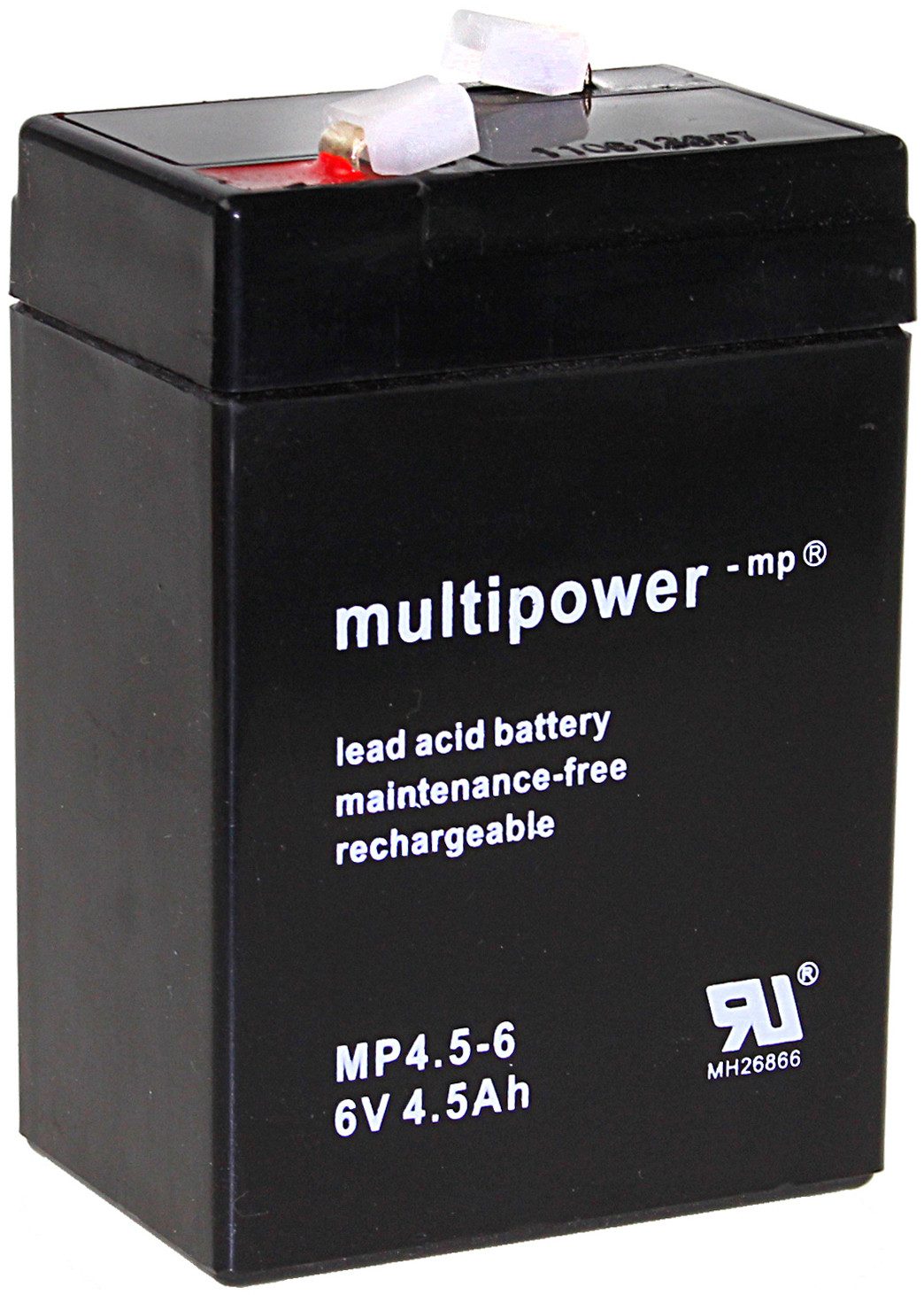 Multipower Multipower Blei-Akku MP4,5-6 Pb 6V / 4,5Ah Faston 4,8 Bleiakkus