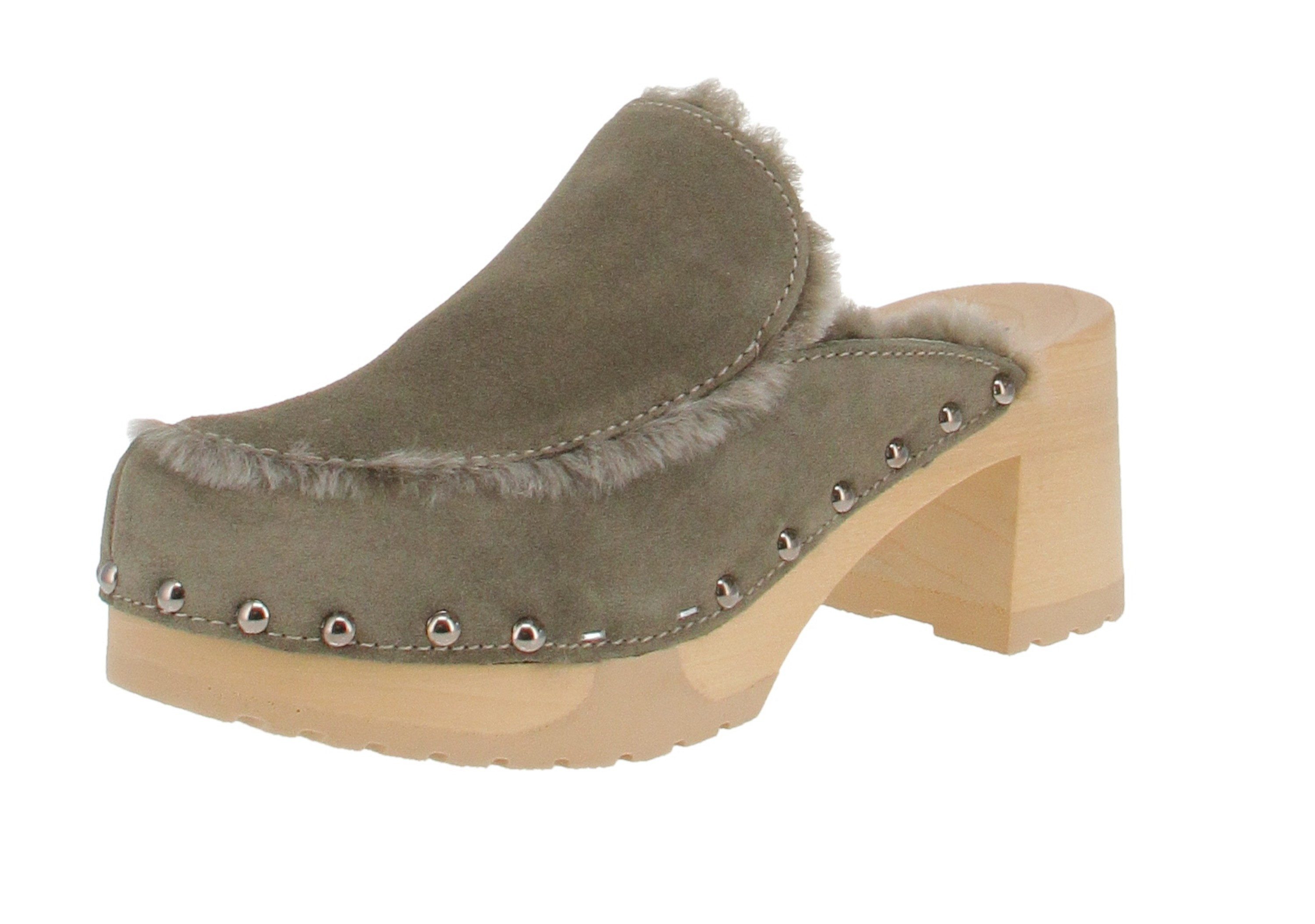 Softclox Softclox S3582 Henni Kaschmir - Damen Schuhe offene Schuhe - 02-oliv Sandale