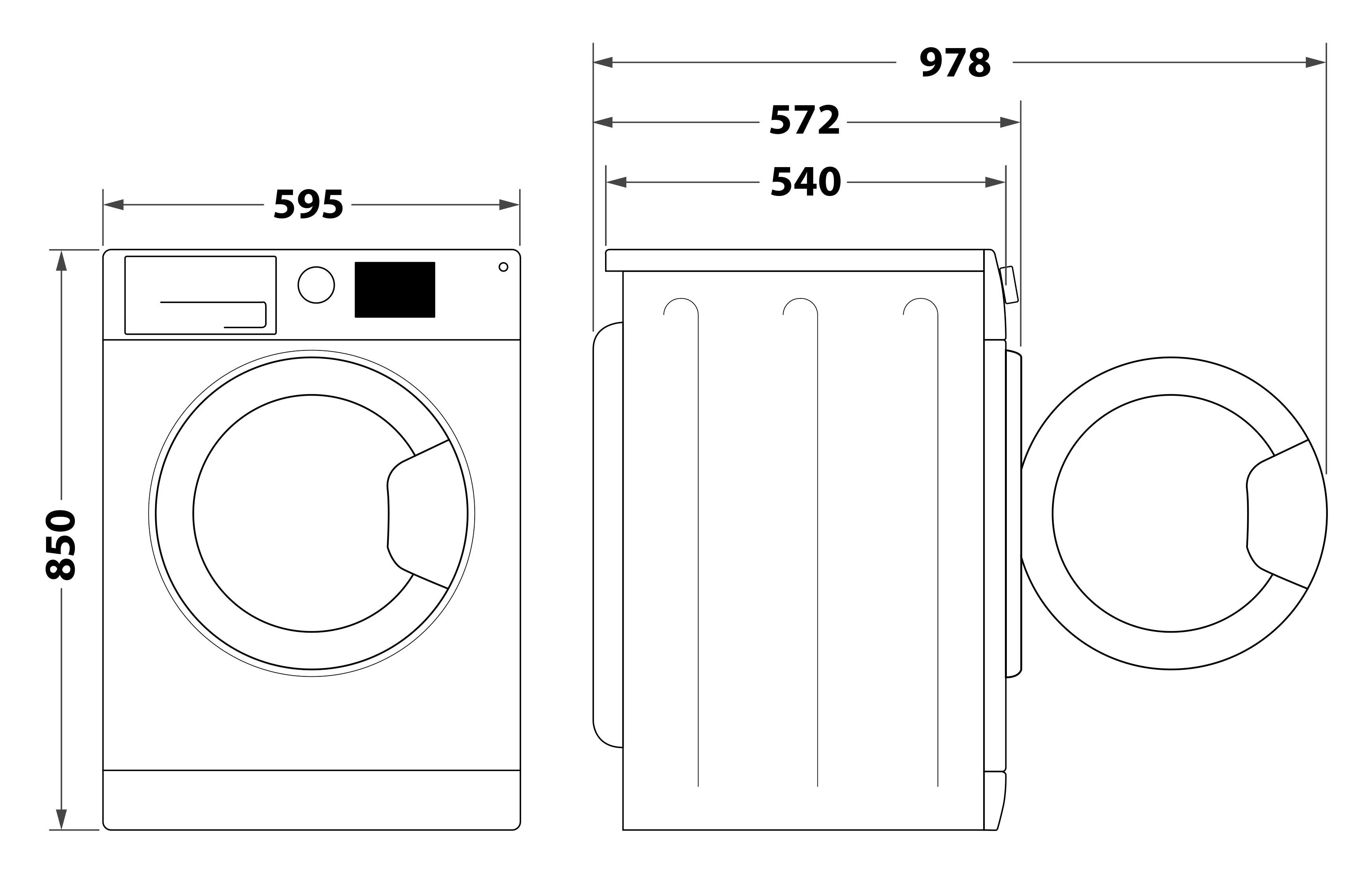BAUKNECHT Waschmaschine Active kg, 711 B, U/min 1400 7 W