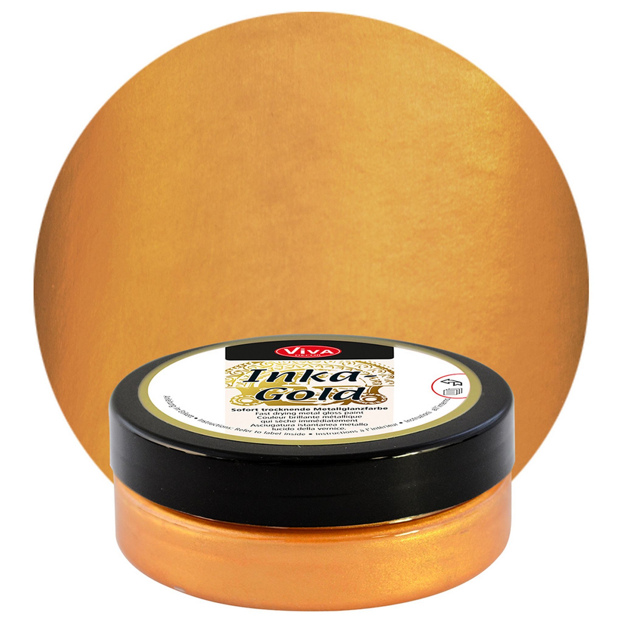 Viva Decor Bastelfarbe ViVA DECOR Inka-Gold 62,5 g - Orange