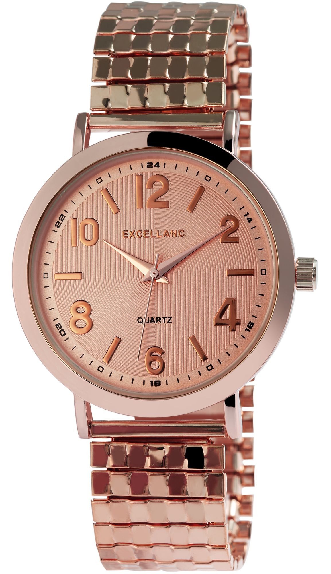 EXCELLANC Quarzuhr Sibel Edelstahl, Zugarmband, modisch, 42 mm Gehäuse, gro günstig online kaufen