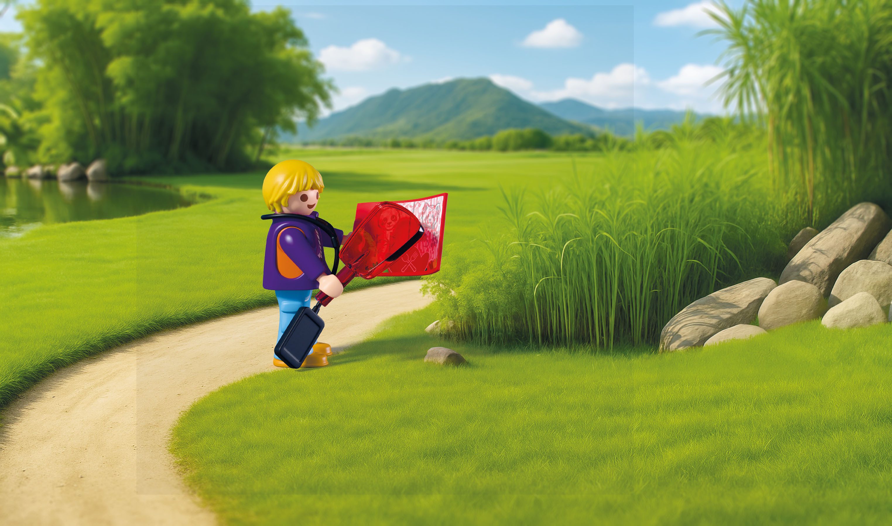 Playmobil® Zoo: Tierpflegermobil (72072), Animals & Friends Konstruktions-Spielset, (62 St), Made in Europe