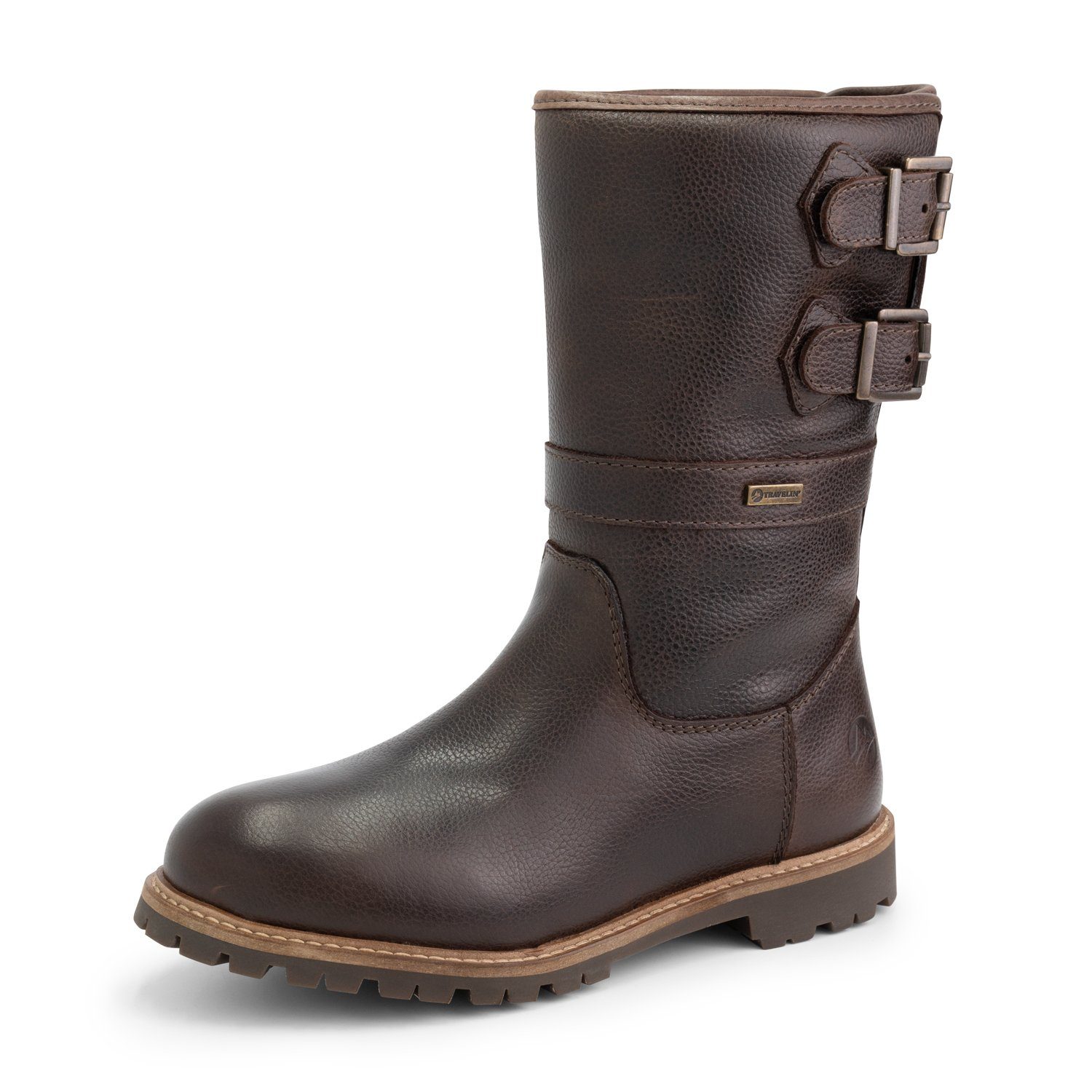 Travelin' Yukon Lady Outdoorschuh (Pull-on) mit Wolle gefüttert und wasserdicht Dunkelgrau