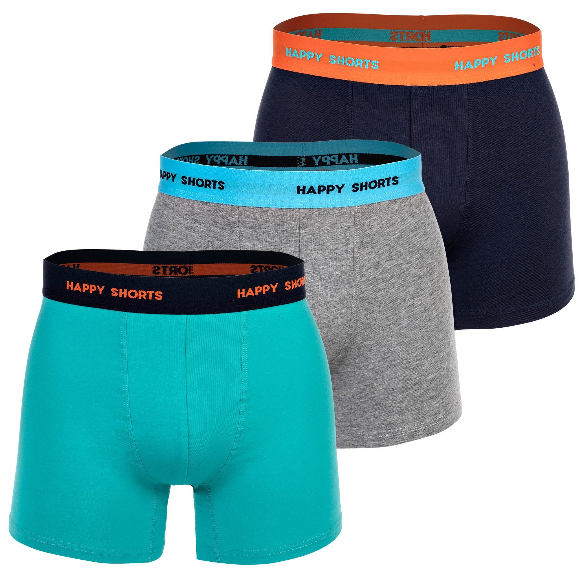 Boxer Herren Boxershort 3er Pack Baumwolle