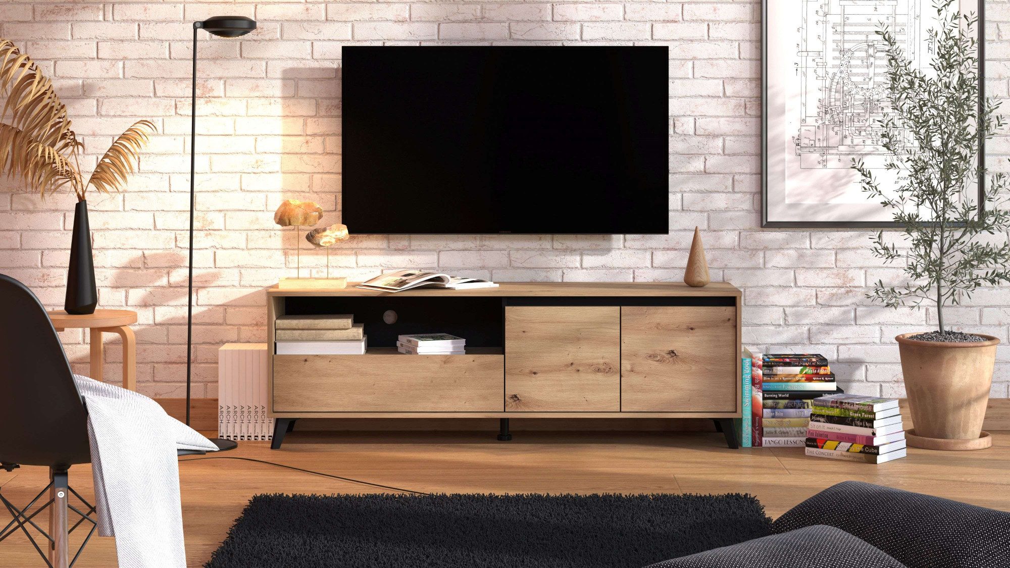 INOSIGN TV-Board Stirling, TV-Kommode, TV-Board, TV-Schrank, günstig online kaufen