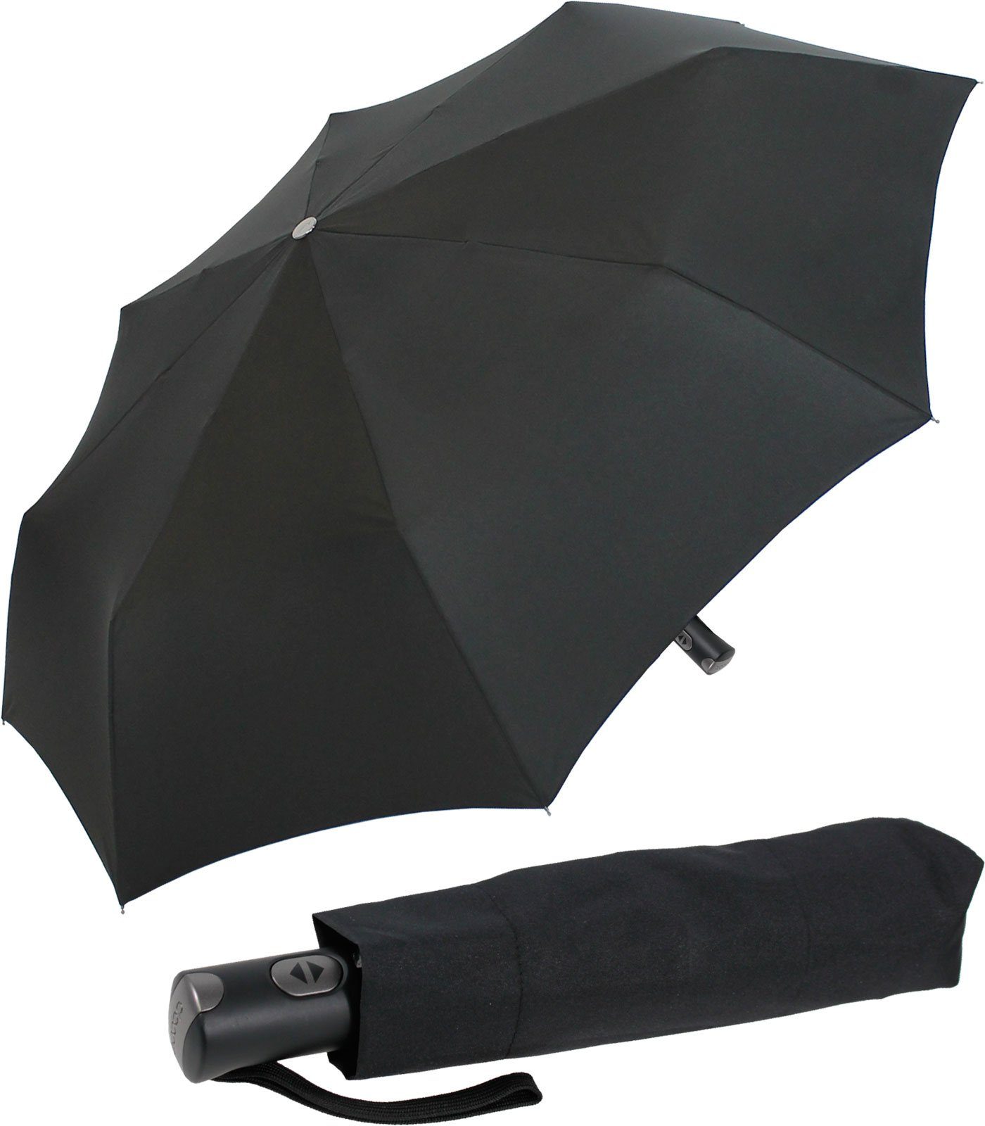 Taschenregenschirm praktischer, leichter Schirm mit Auf-Zu-Automatik