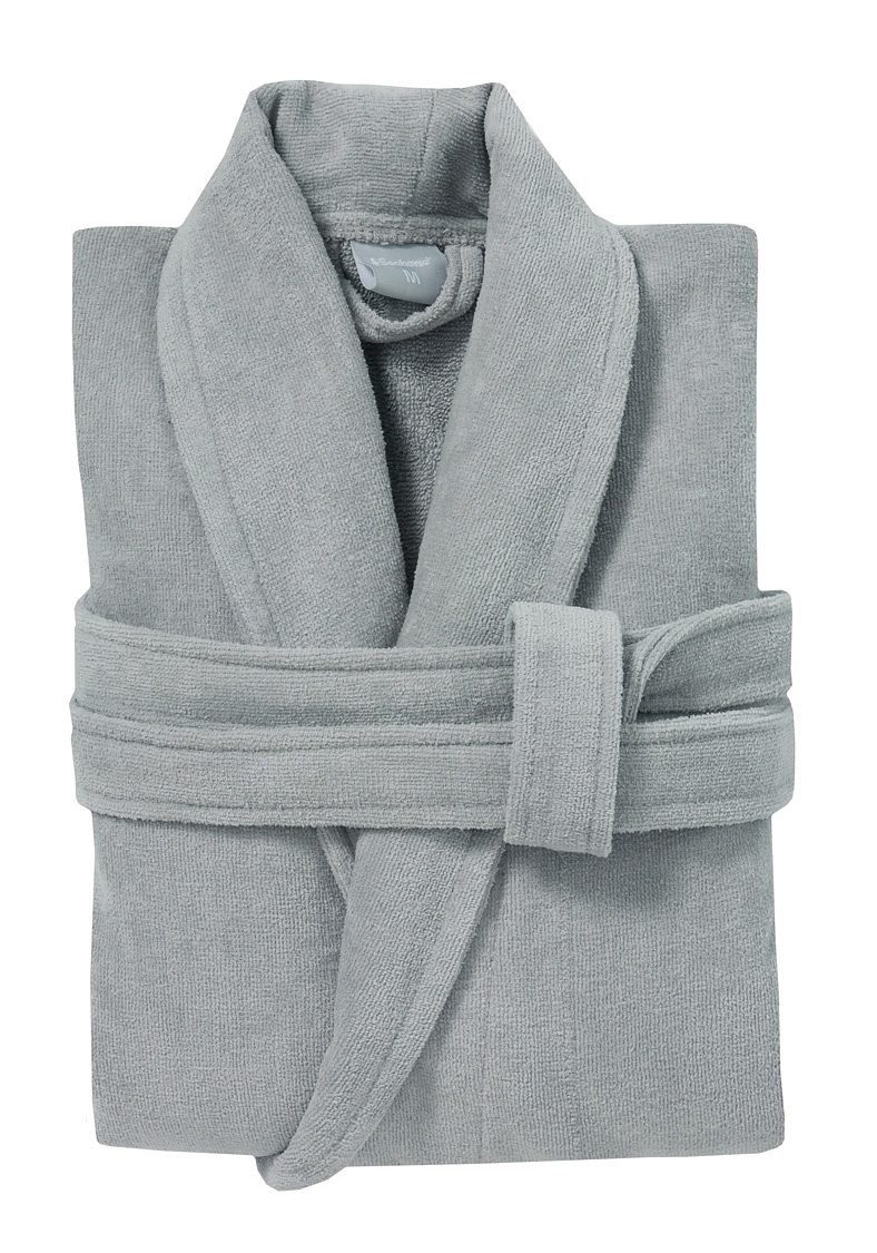 Seahorse Bademantel Seahorse Pure Unisex, Langform, Velours, Schalkragen, Gürtel, Langarm, aufgesetzte Taschen