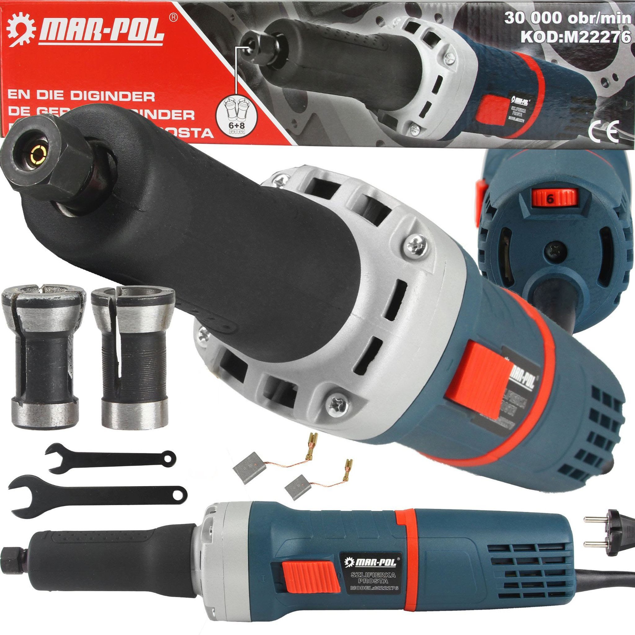 Geradschleifer GERADSCHLEIFER MIT ELEKTRONISCHER DREHZAHLREGELUNG (M22276)