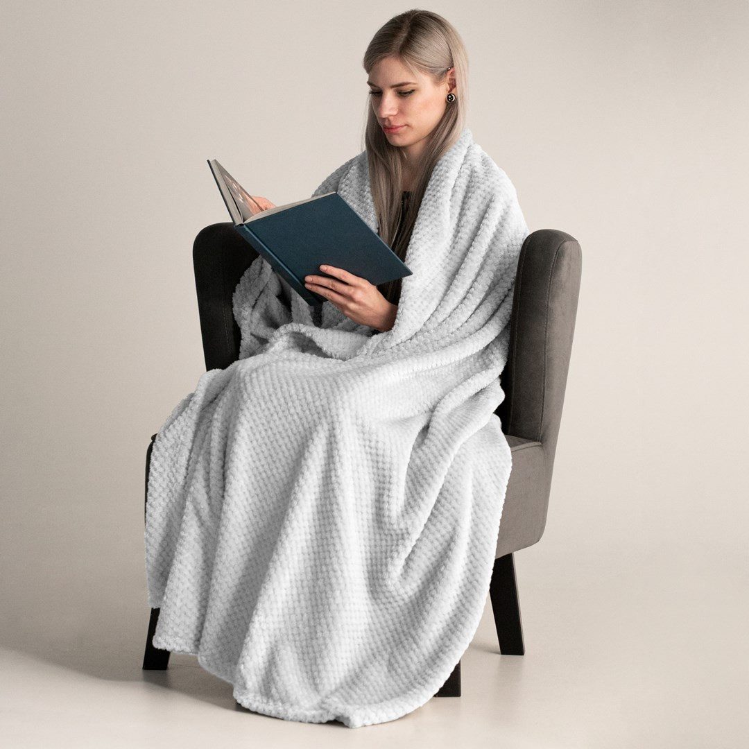 texpot Tagesdecke Kuscheldecke Fleece kuschelig weich