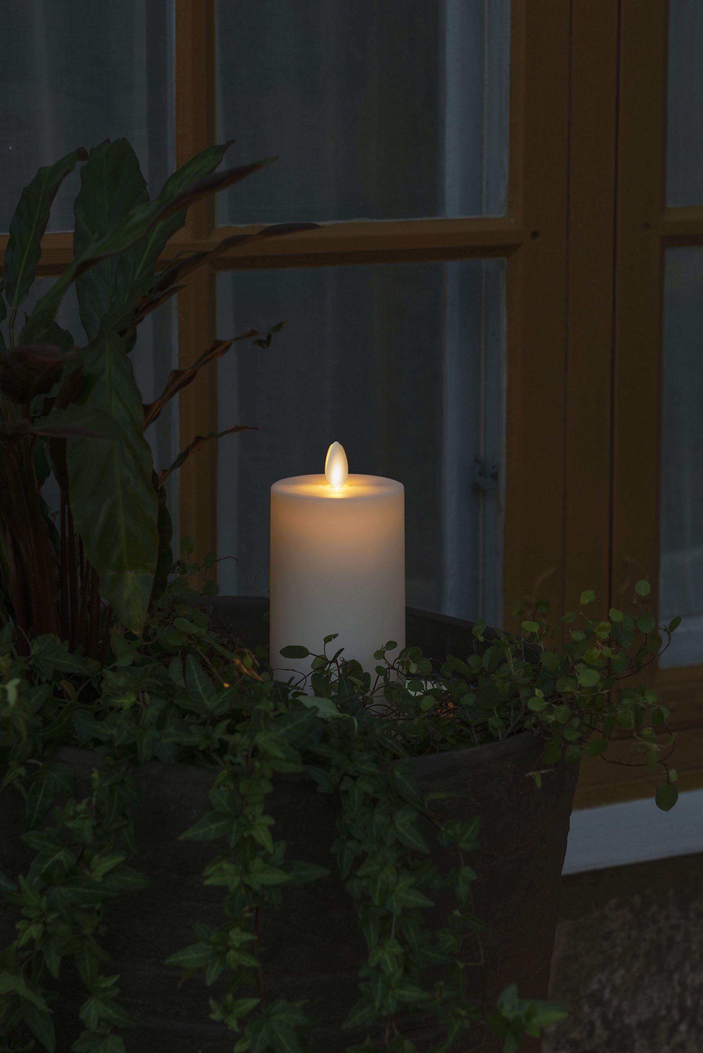 KONSTSMIDE LED-Kerze (1-tlg), LED Kerze, cremeweiß