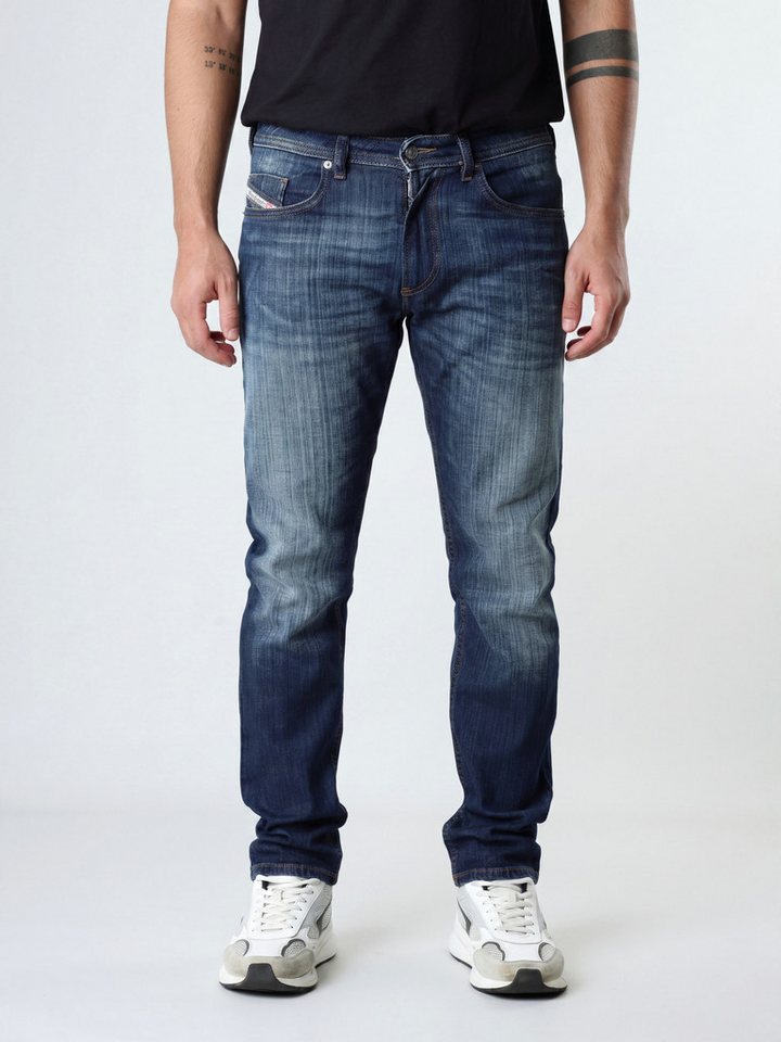 Diesel Slim-fit-Jeans niedrige Leibhöhe - THOMMER-R - Länge:32 Leicht bis mittelschwerer Denim, mittlerer Stretch