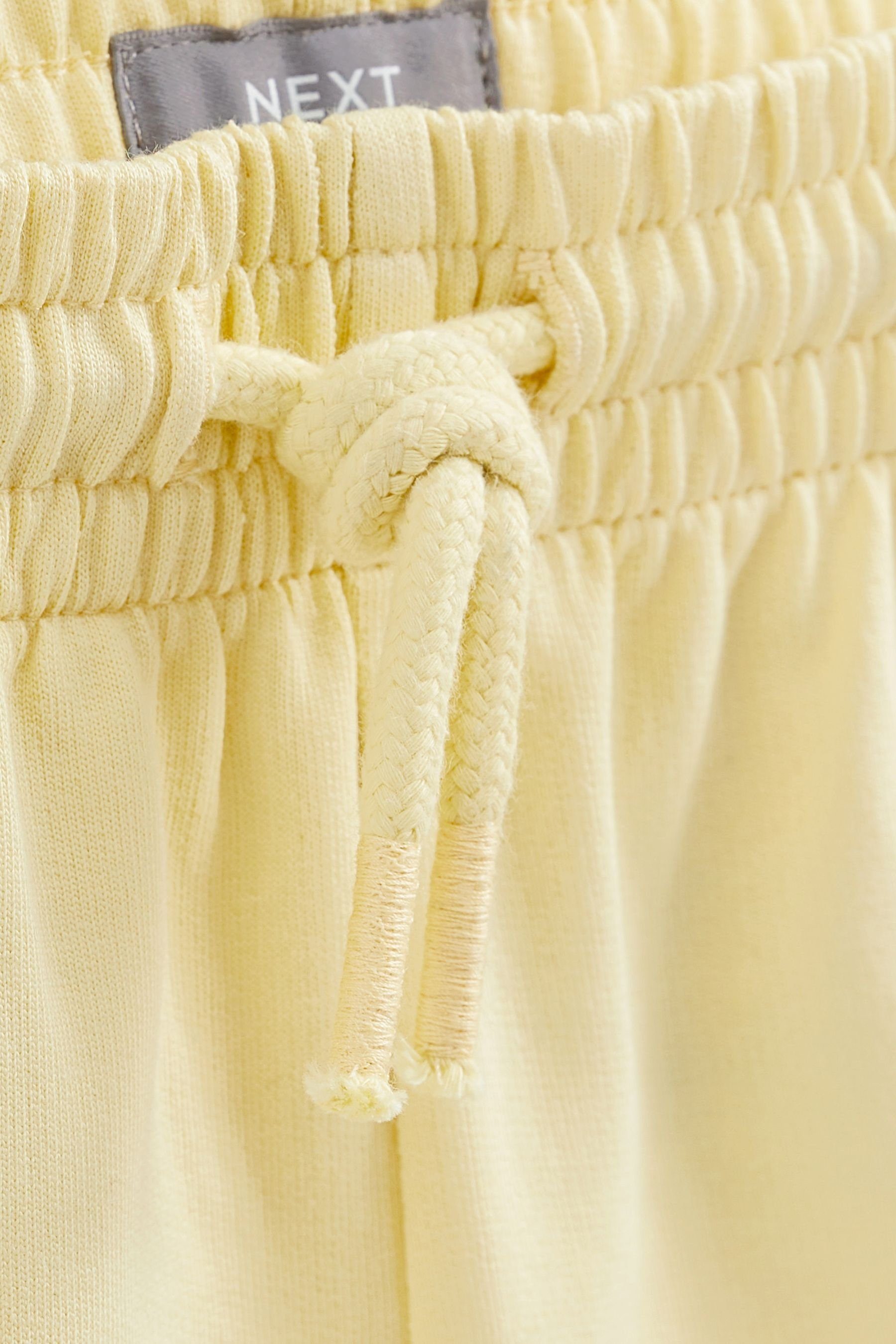 Next Sweatshorts Yellow (1-tlg) Jersey-Shorts Pastel