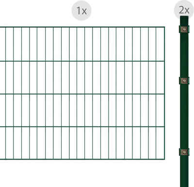 Arvotec Einstabmattenzaun ESSENTIAL 80 zum Einbetonieren, (Set), Zaunhöhe 80 cm, Zaunlänge 2 - 60 m