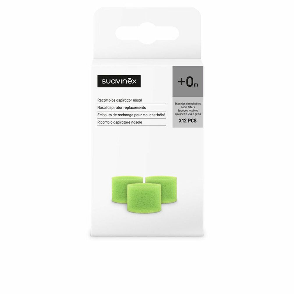 Suavinex Sonnenschutzpflege NASAL ASPIRATOR REPLACEMENT Einwegschwämme 12 Stück