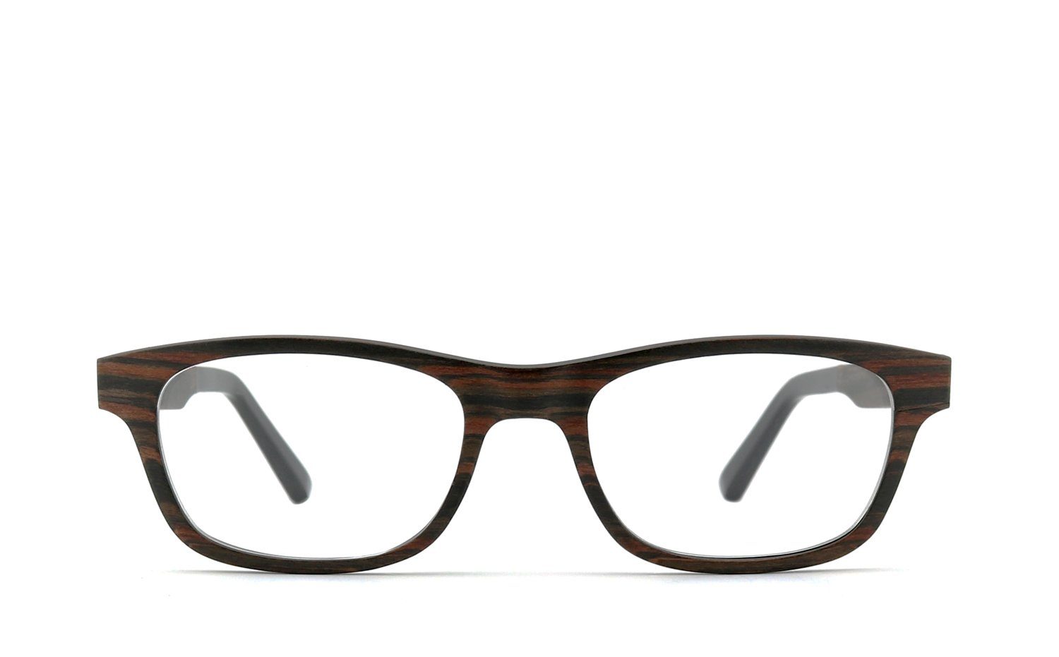 COR Brille COR010 Holzbrille, Bügel mit Flex-Scharnieren