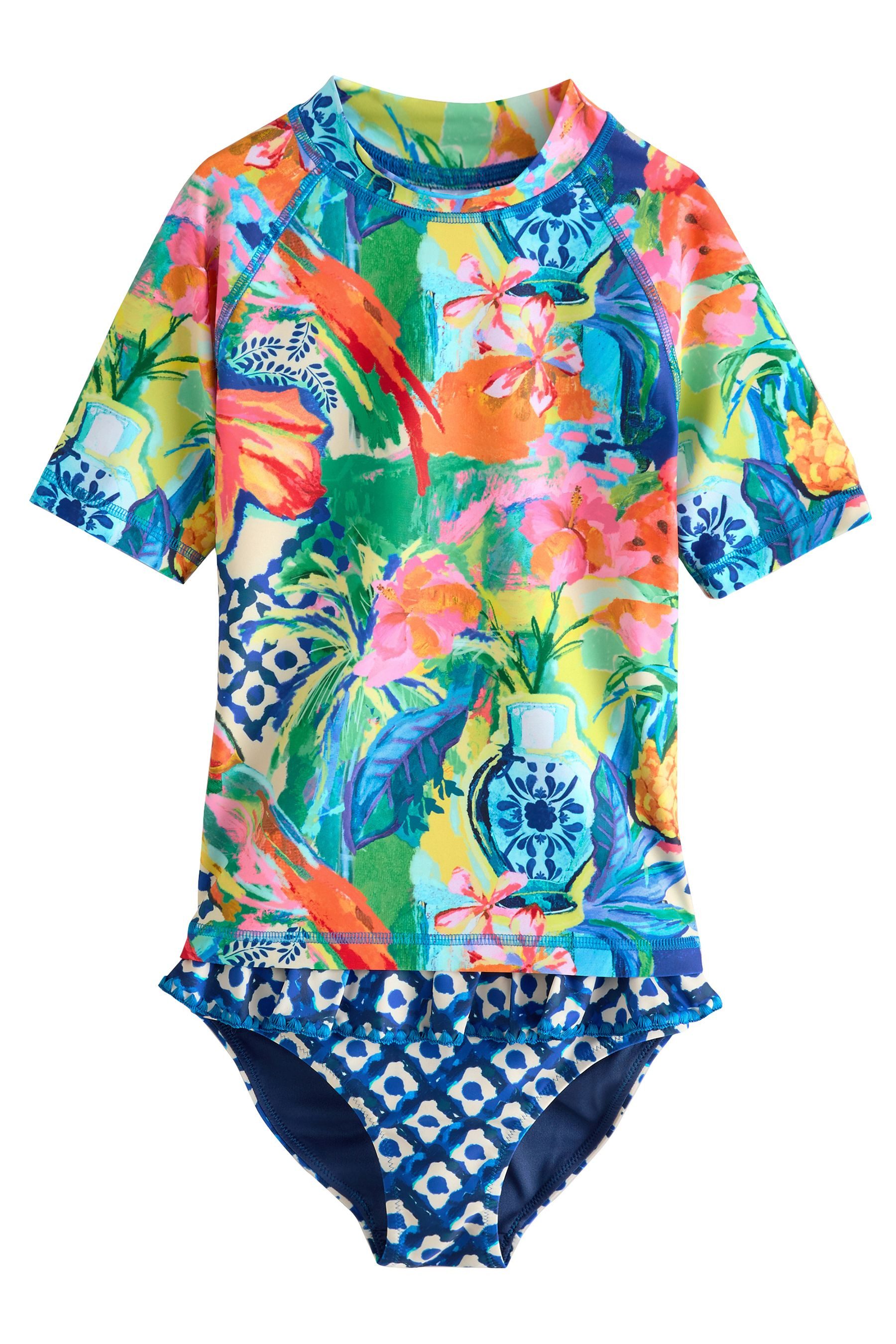 Badeanzug Sonnenschutz Rash-Trägertop-Set