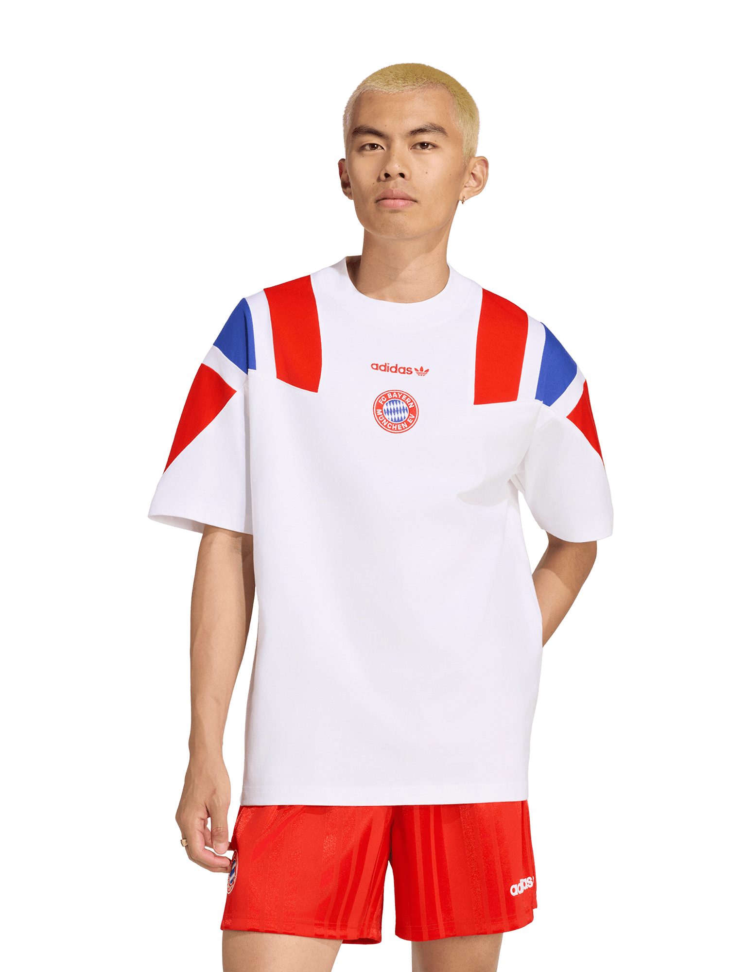 adidas Performance T-Shirt FC Bayern München, T-Shirt EQT, Herren, Weiß