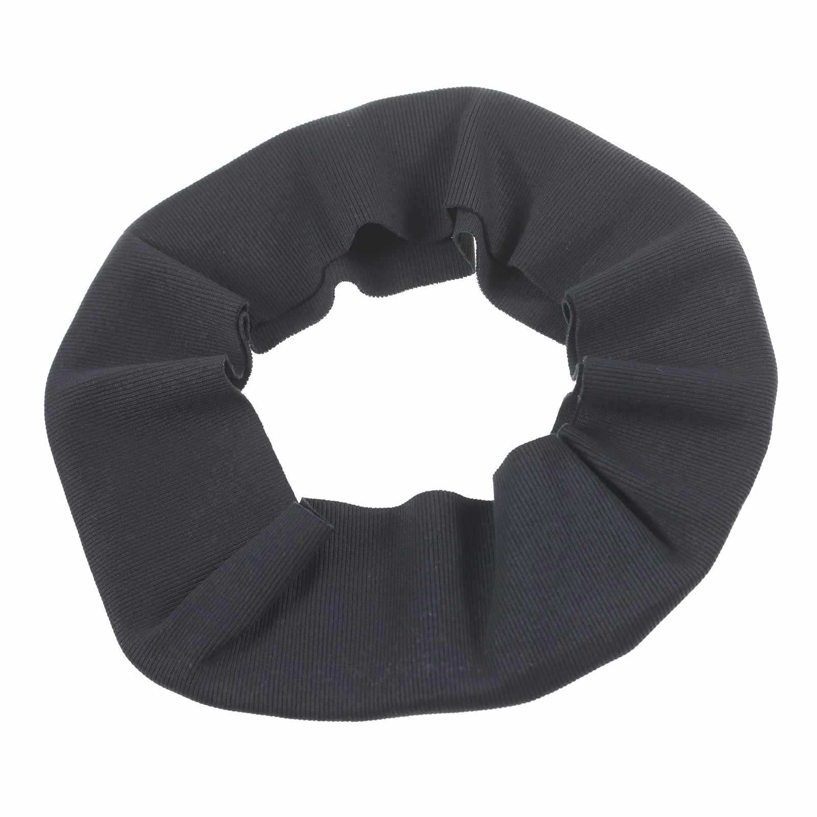 maDDma Stoff 15x70cm Strickbündchen Polyester gerippt, stahlgrau